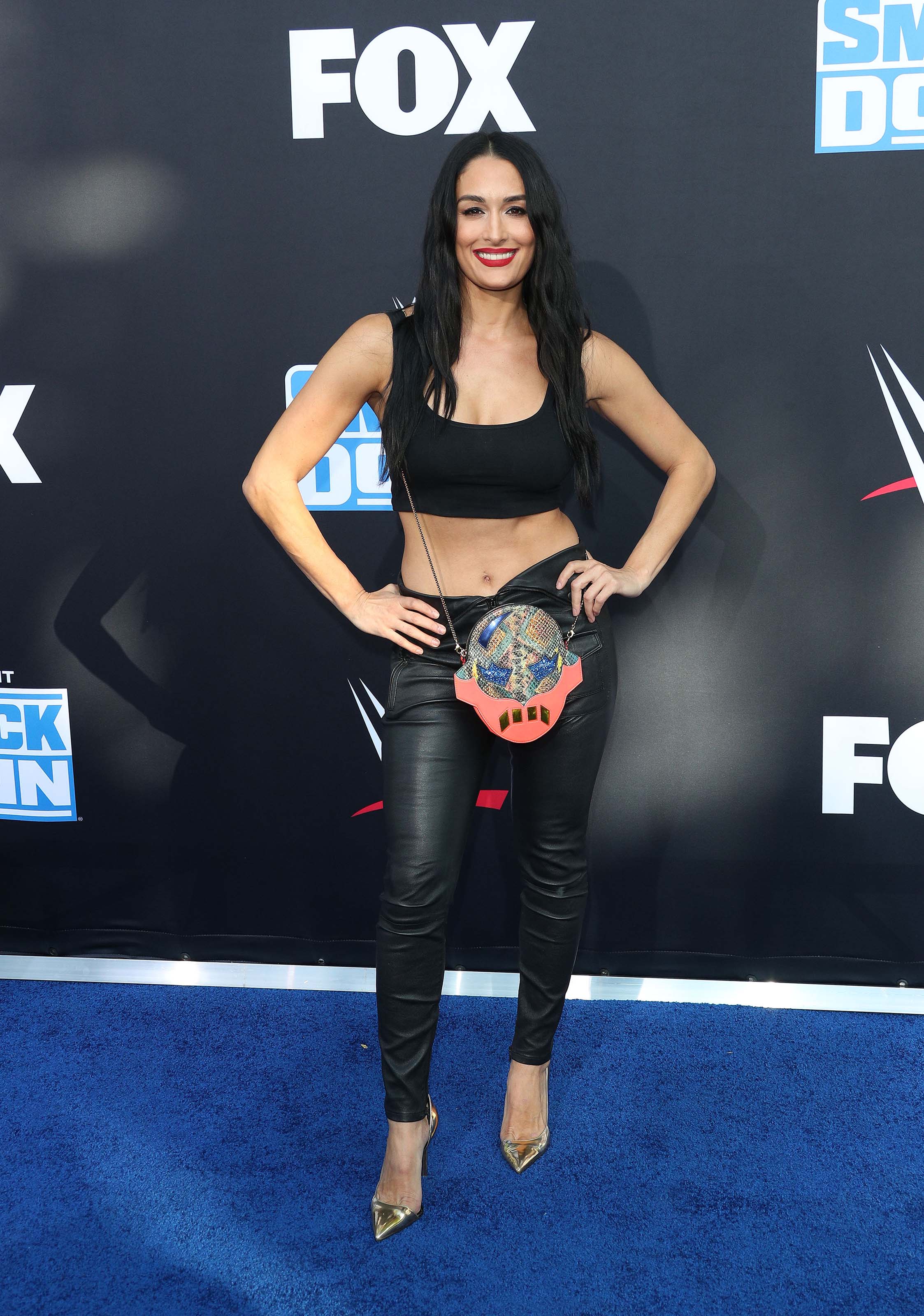 Nikki Bella attends WWE 20th Anniversary Celebration Marking Premiere of WWE Friday Night SmackDown