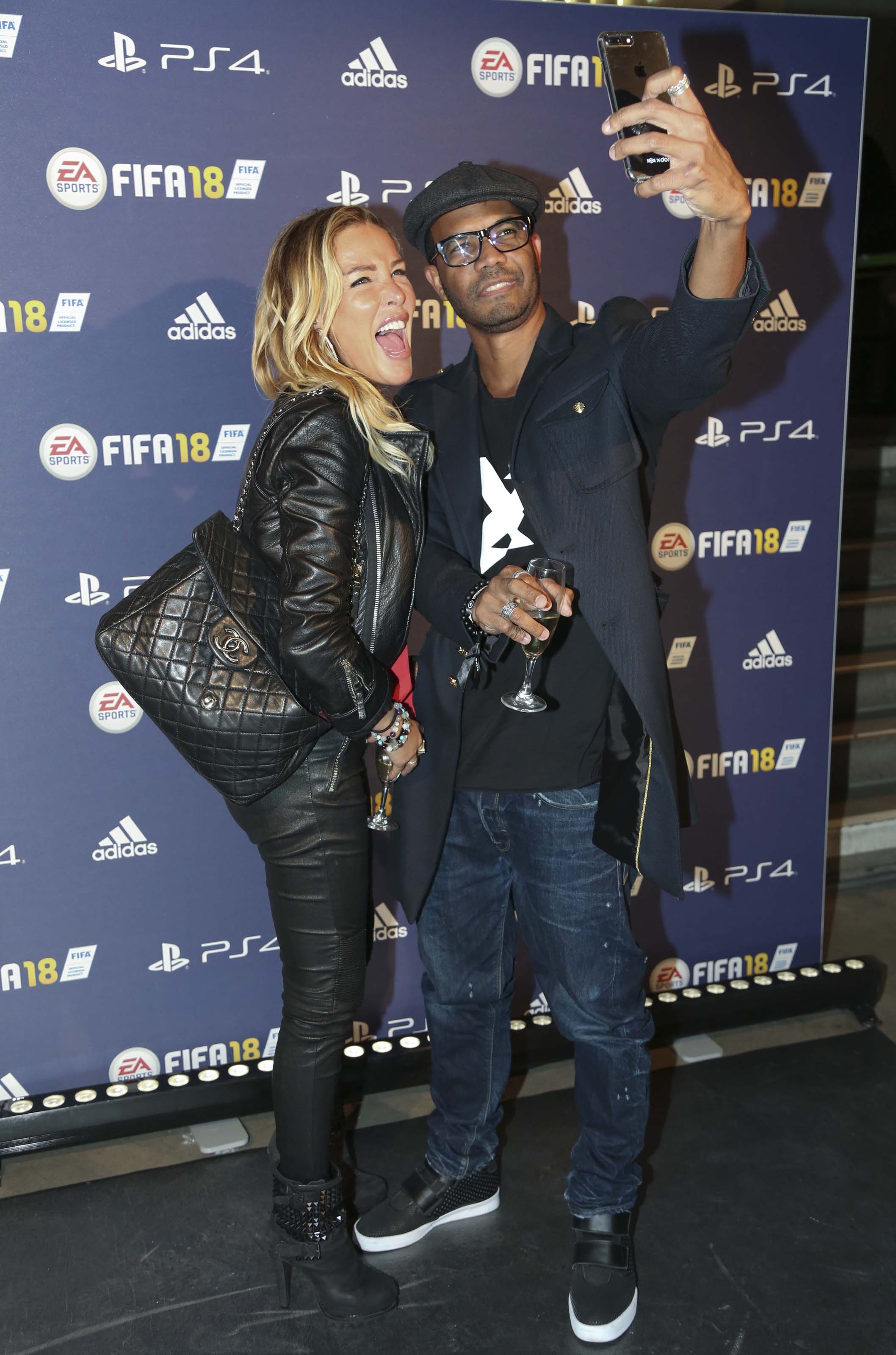 Ophelie Winter attends FIFA 2018 game launch party