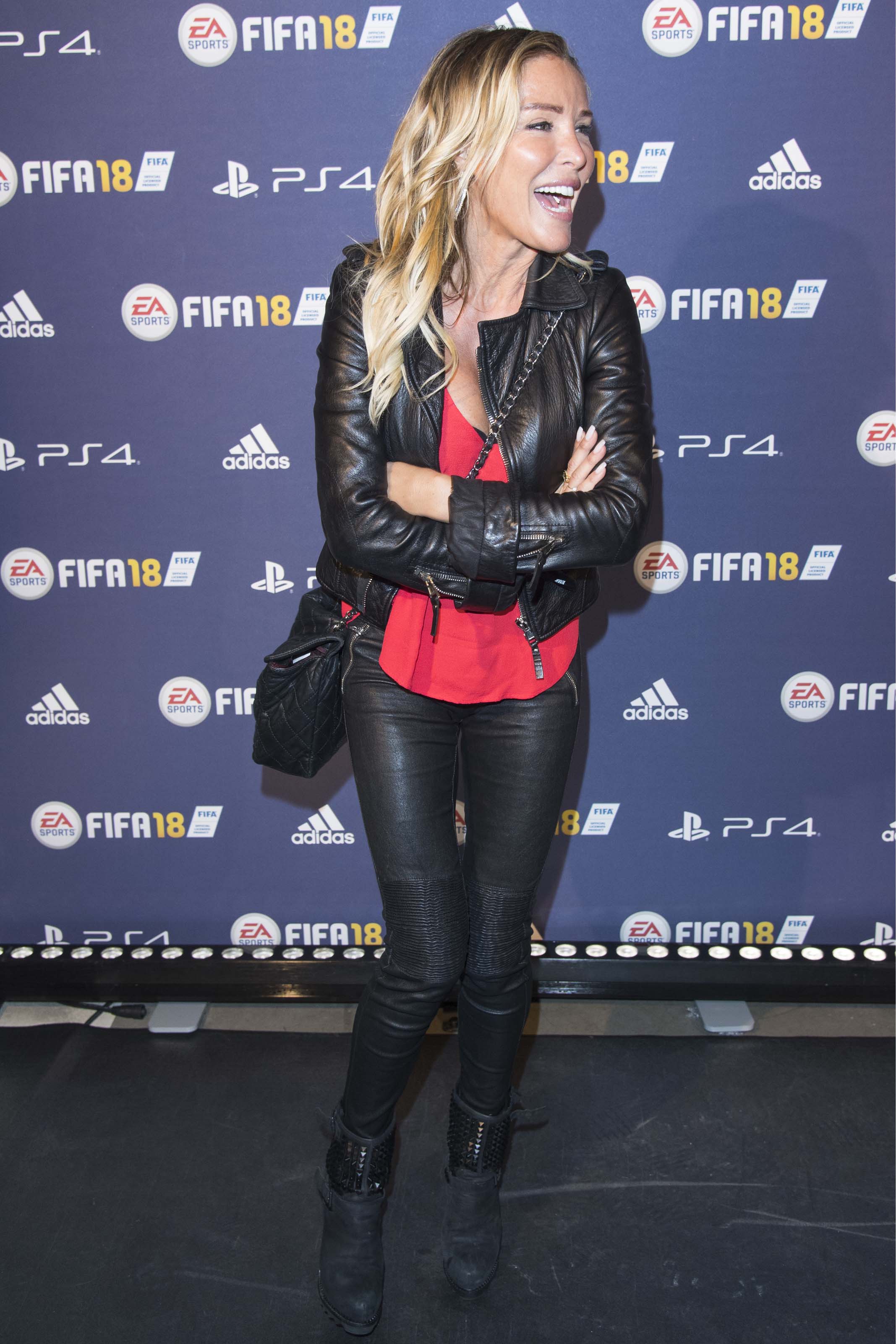 Ophelie Winter attends FIFA 2018 game launch party