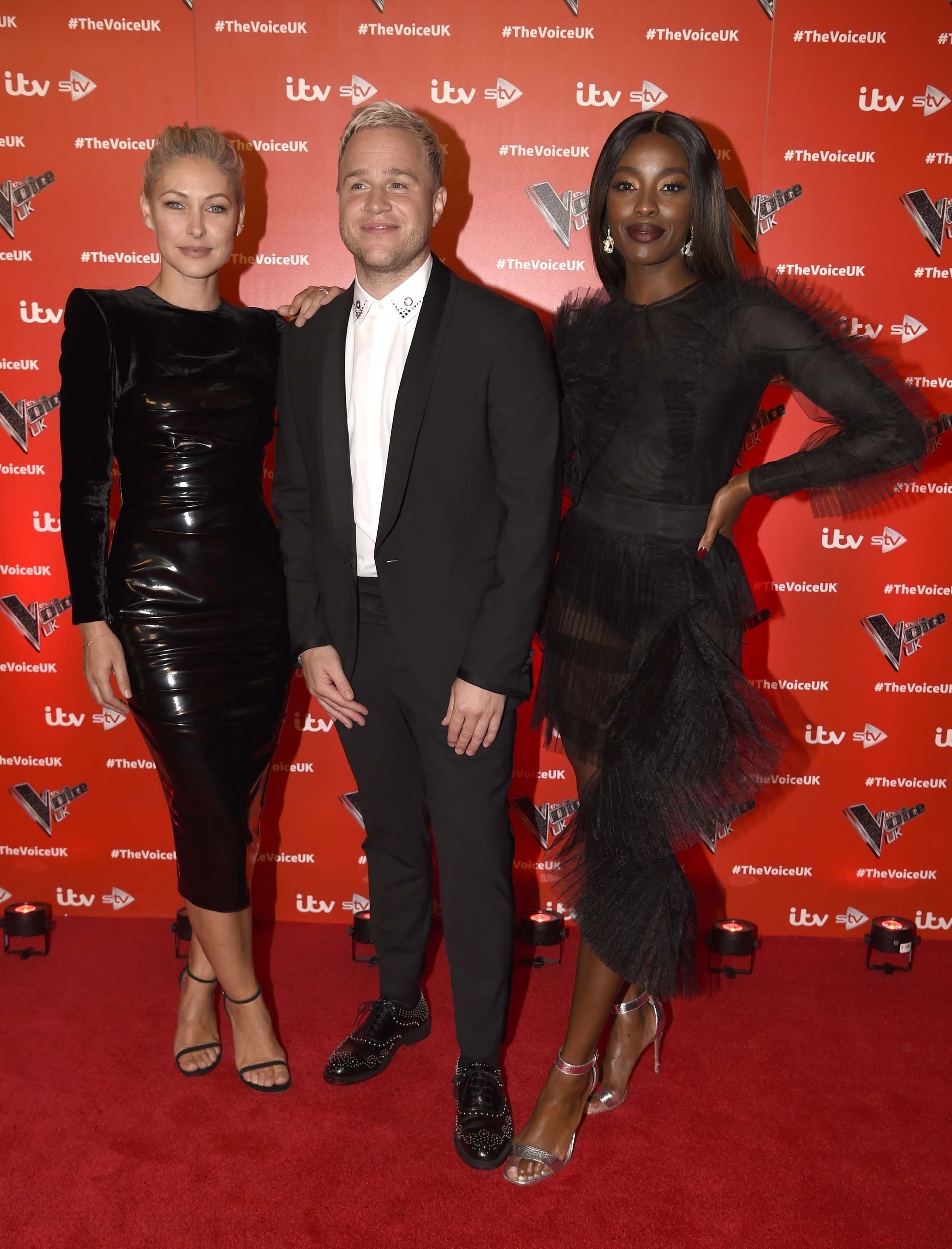 Emma Willis attends The Voice UK Blind Auditions