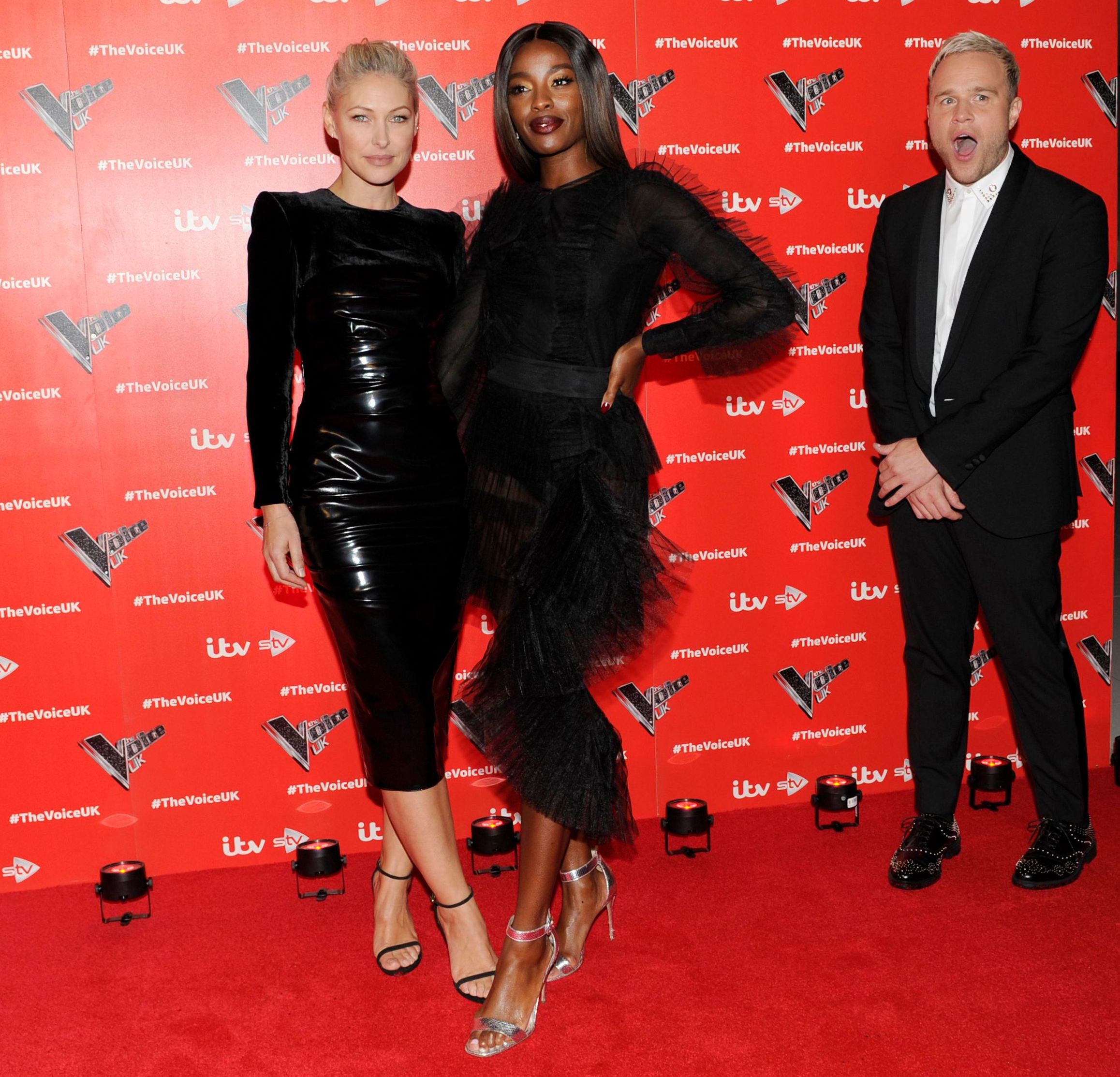 Emma Willis attends The Voice UK Blind Auditions