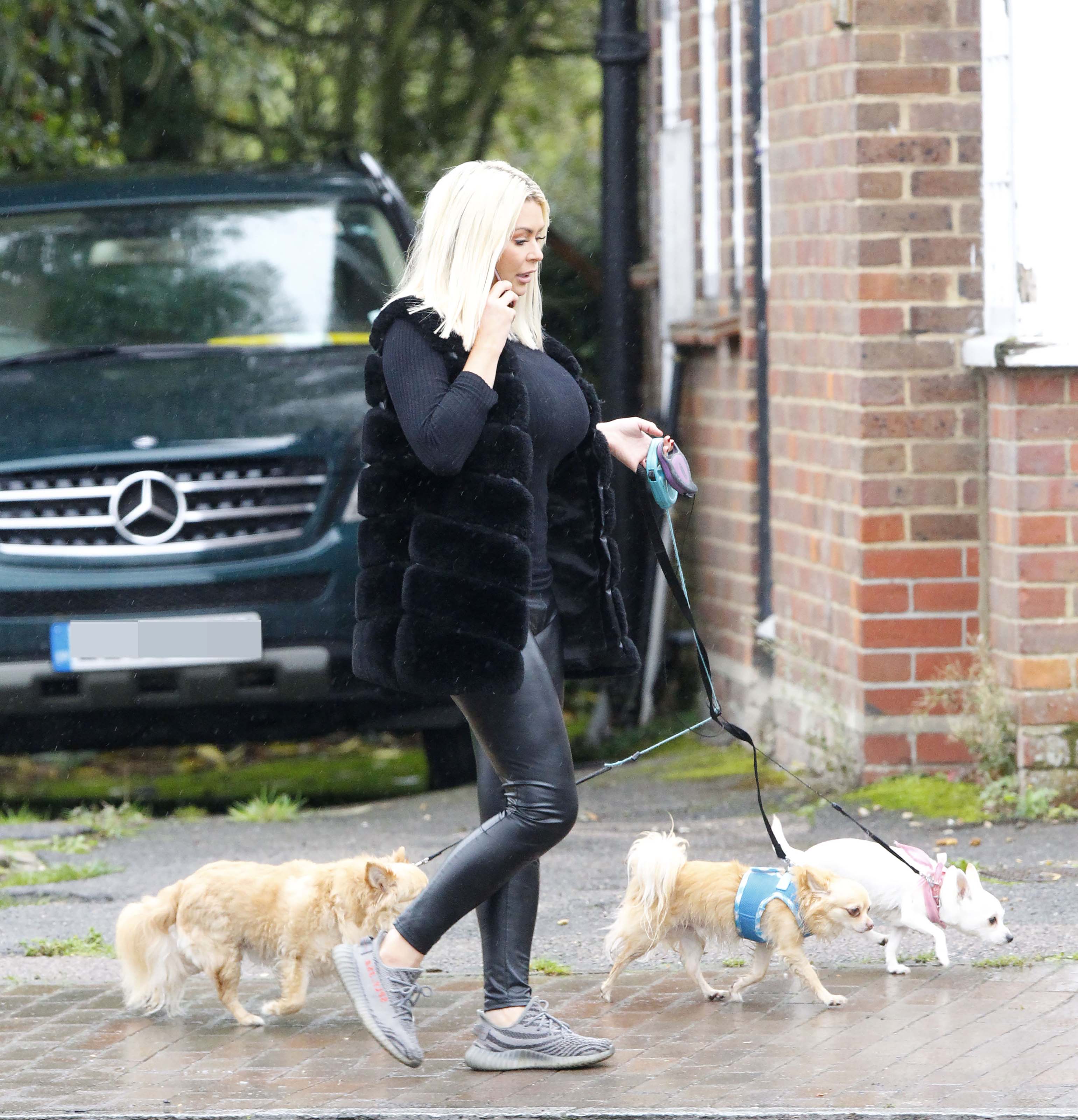 Nicola McLean out & about in London