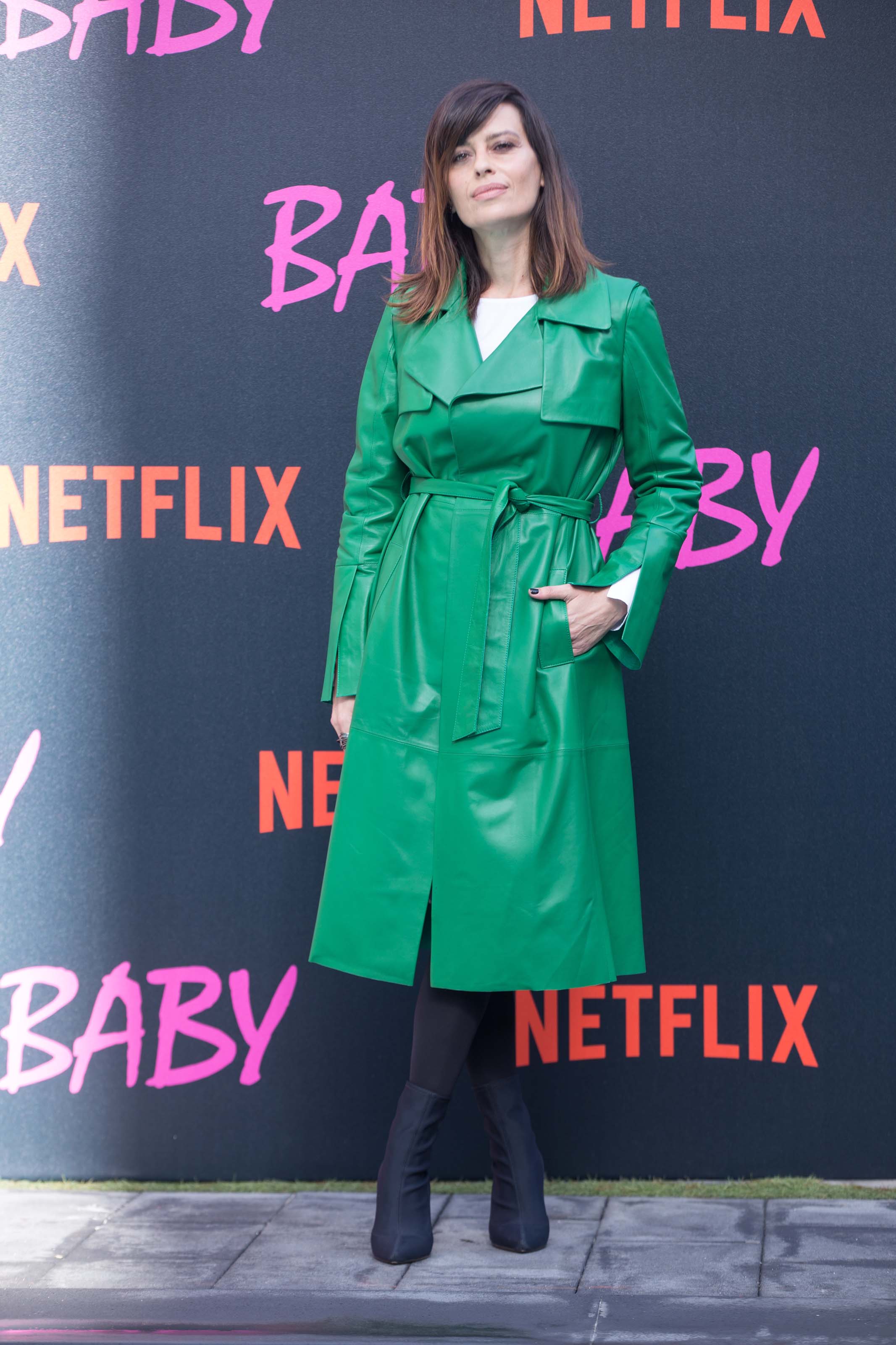 Claudia Pandolfi Photocall at Palazzo Dama in Rome of the second season of Baby