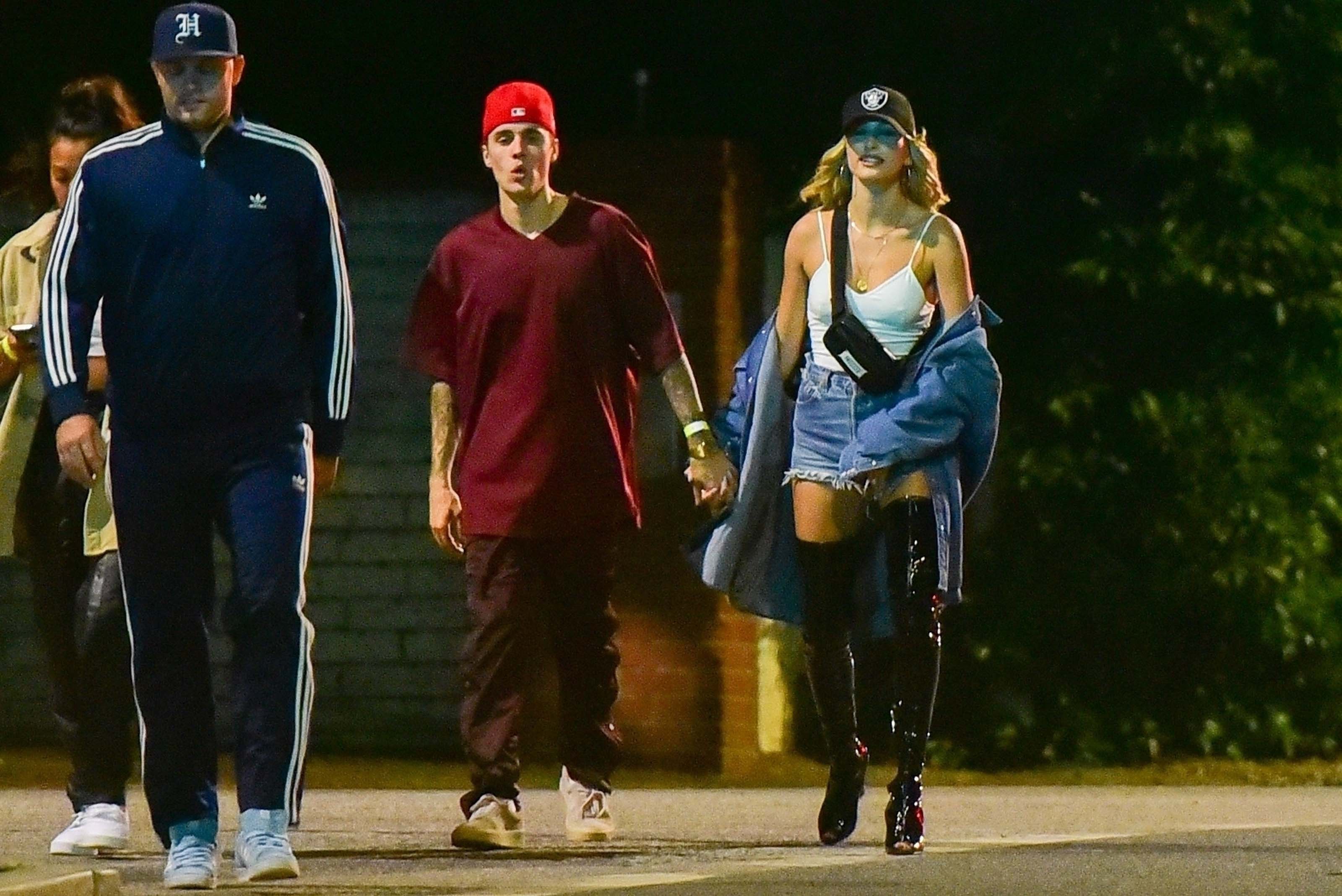 Hailey Bieber seen out partying in Beverly Hills