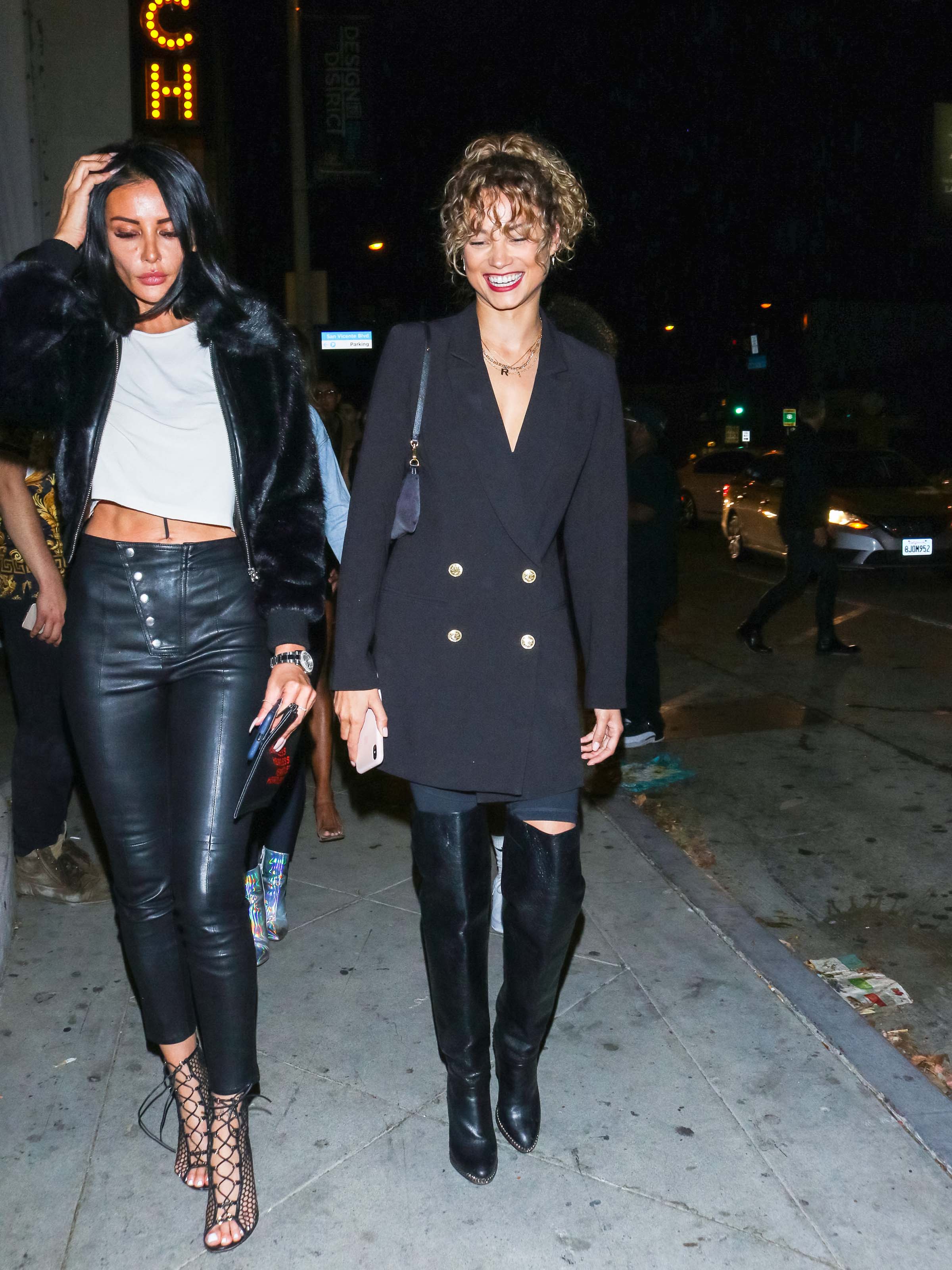 Rose Bertram seen outside Delilah Nightclub