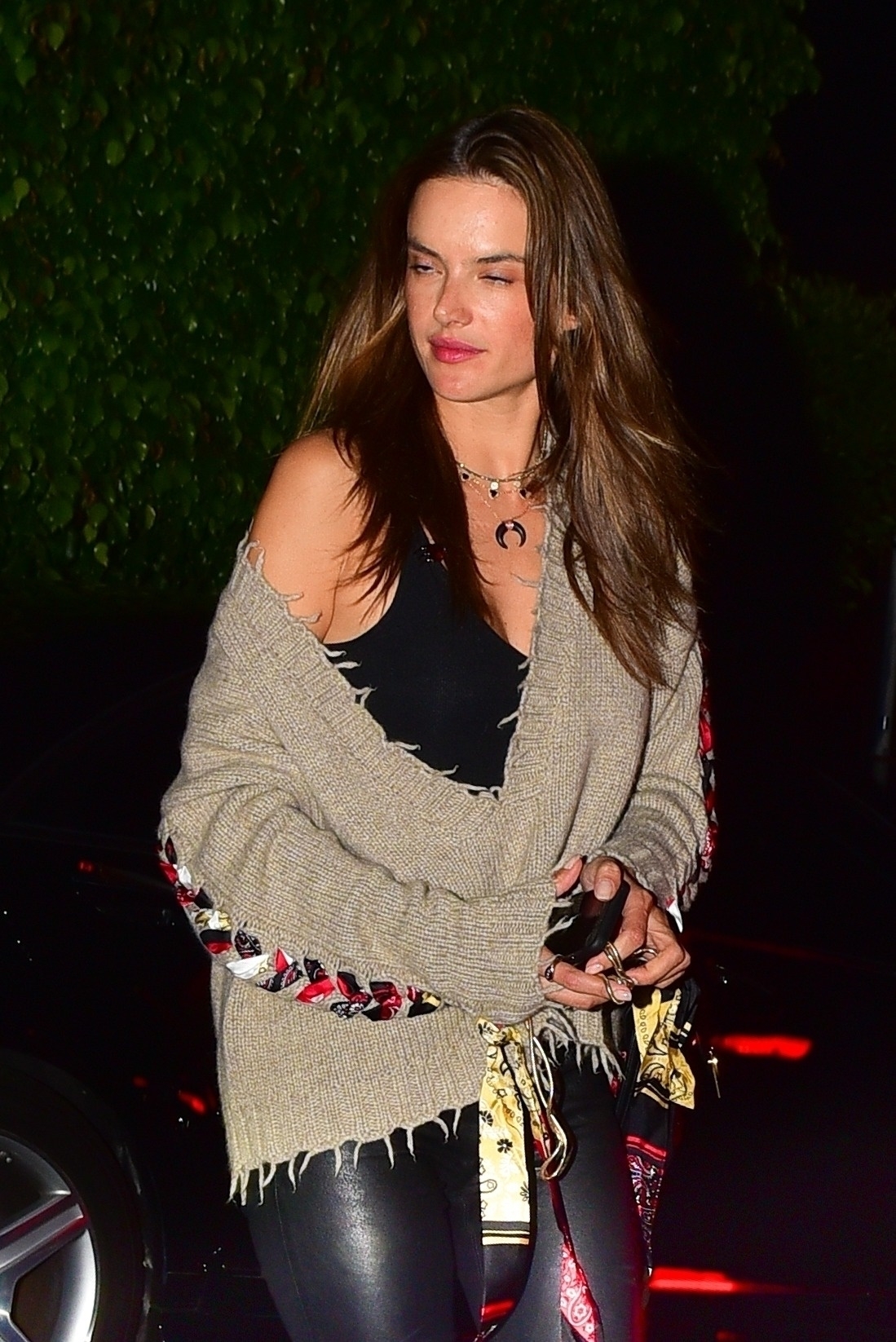 Alessandra Ambrosio out for dinner