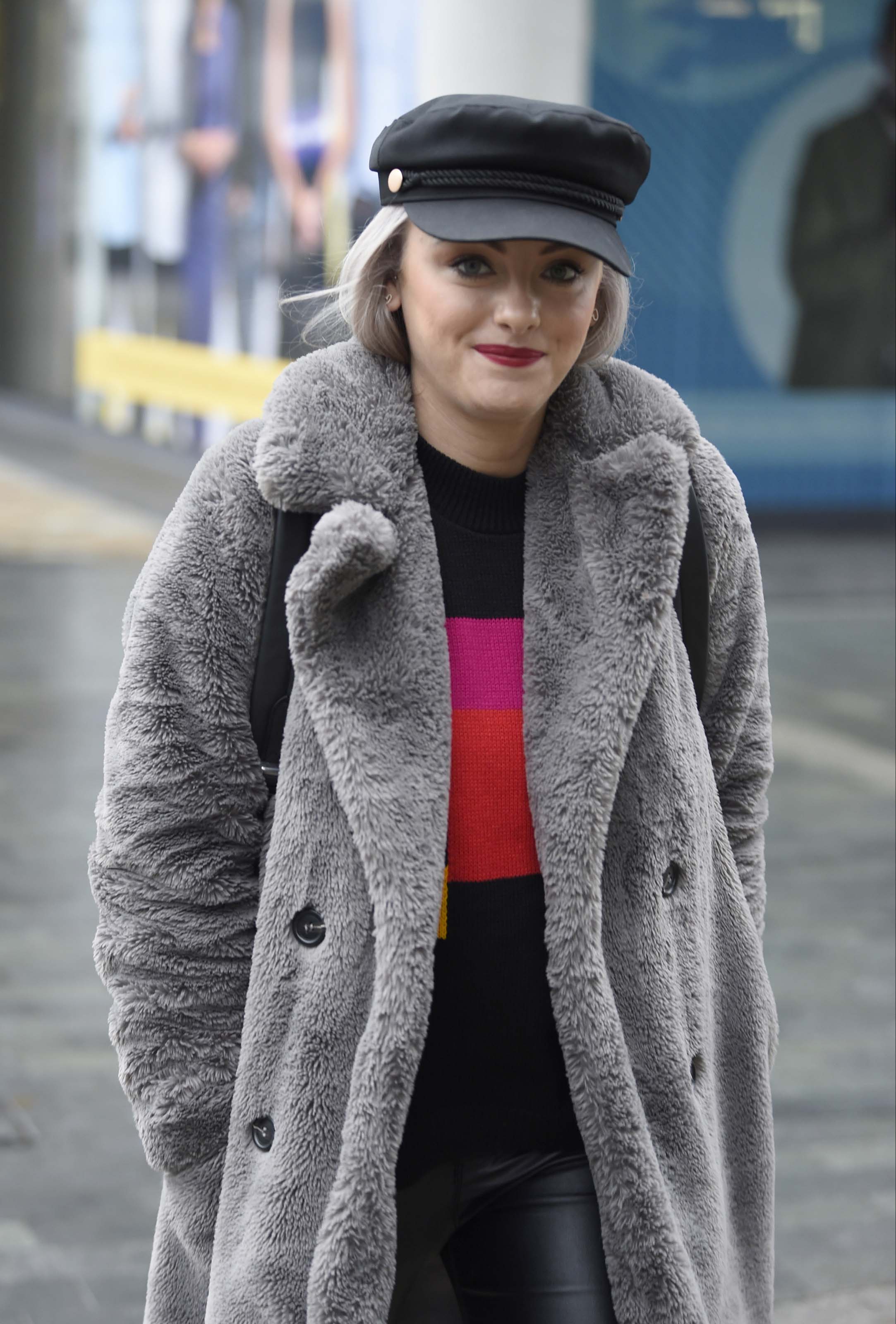 Katie McGlynn arrives at BBC Breakfast Studios