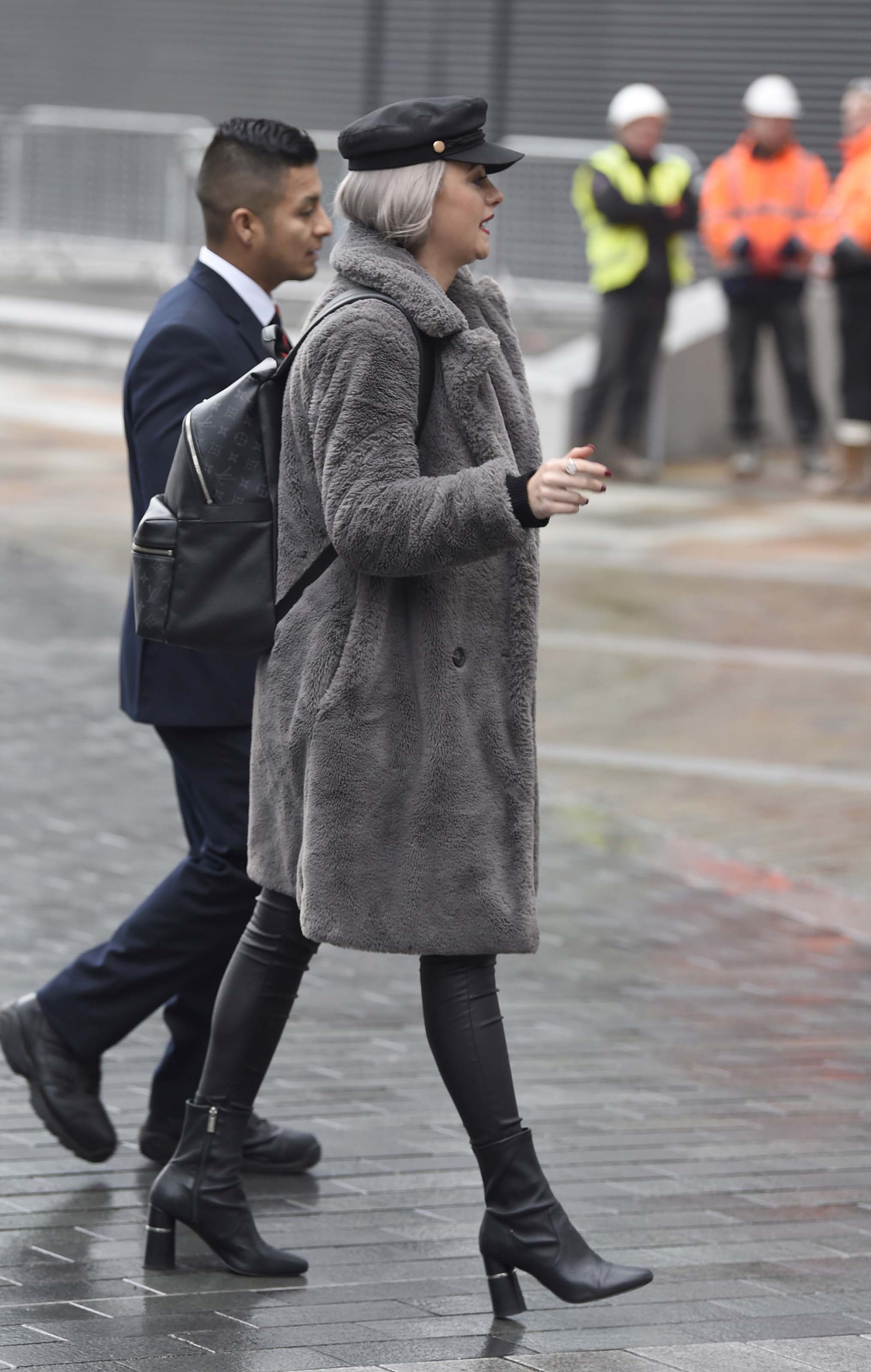 Katie McGlynn arrives at BBC Breakfast Studios