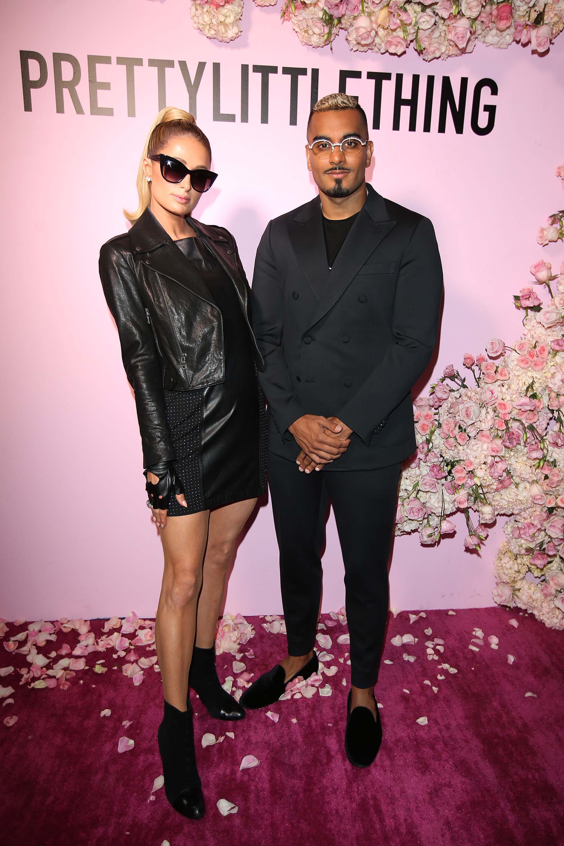Paris Hilton attends PrettyLittleThing X Kelly Gale