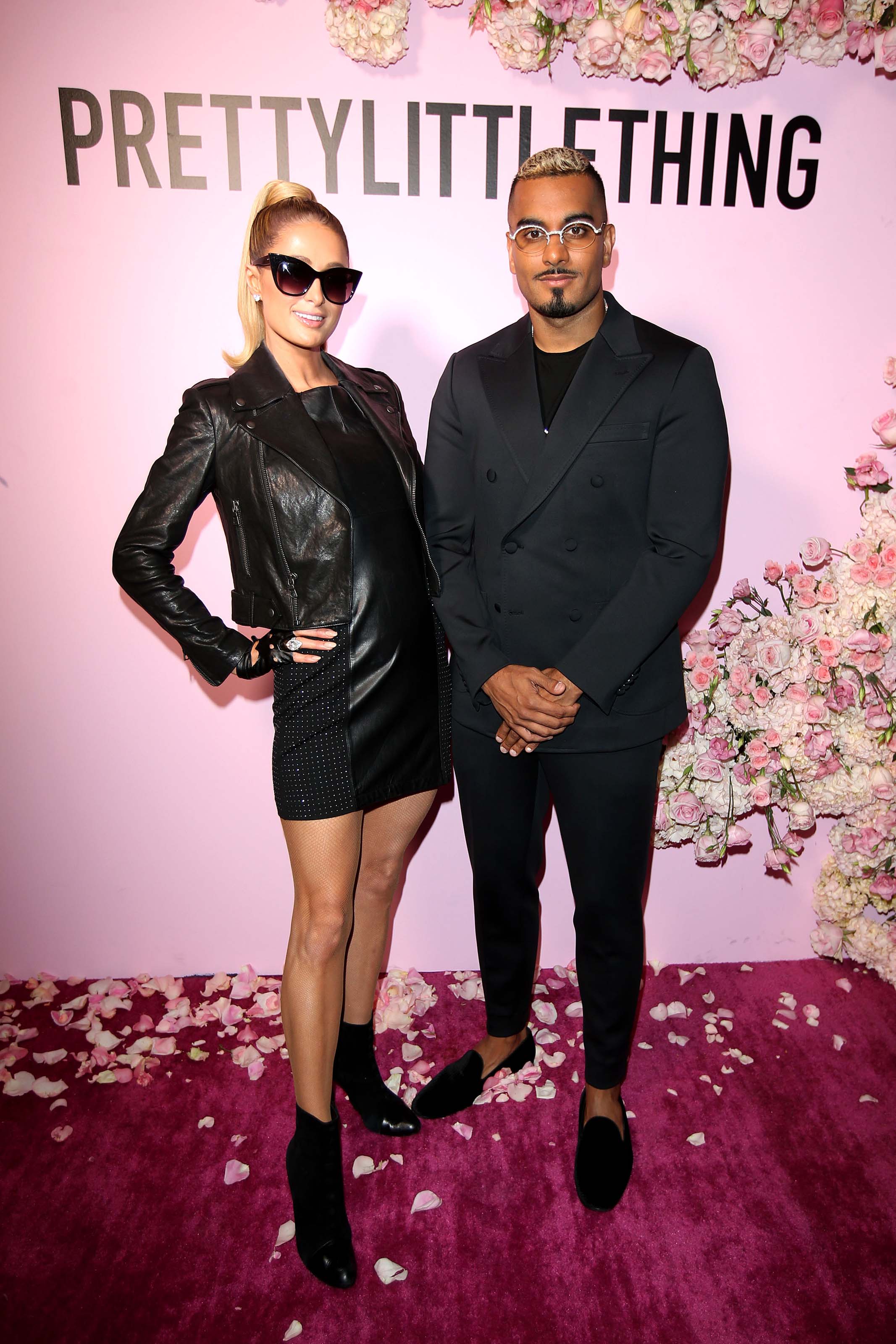 Paris Hilton attends PrettyLittleThing X Kelly Gale