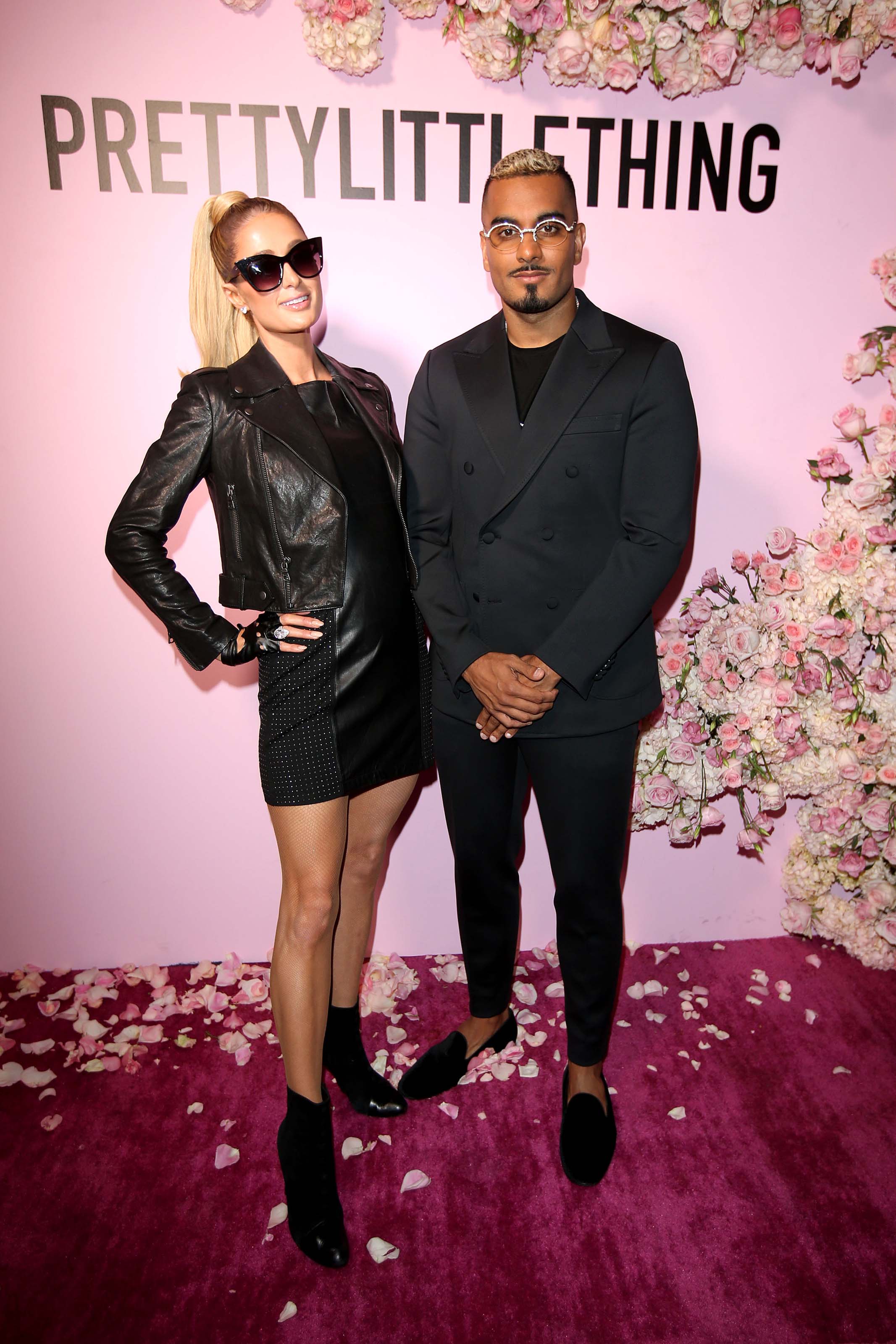 Paris Hilton attends PrettyLittleThing X Kelly Gale