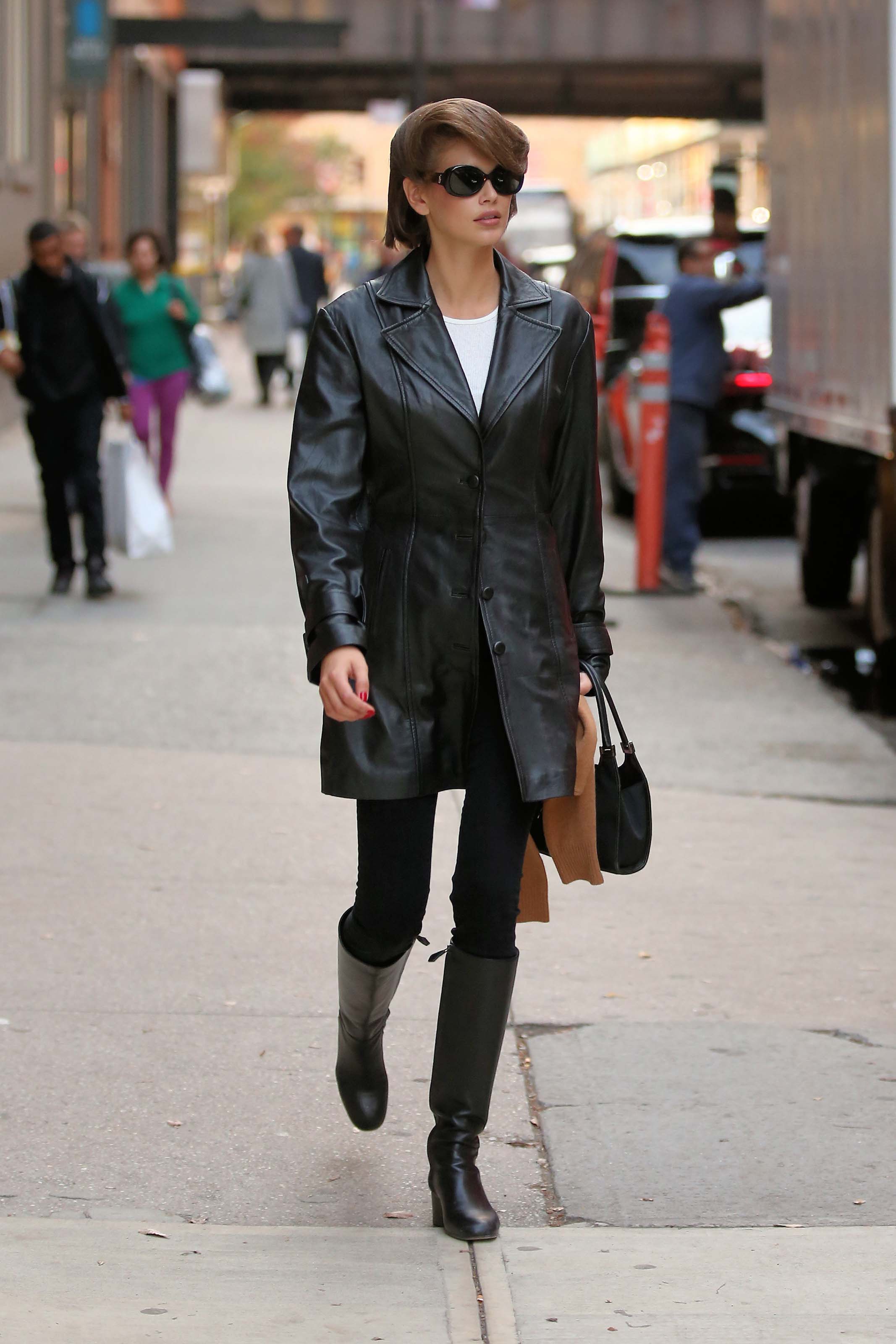 Kaia Gerber out in NYC