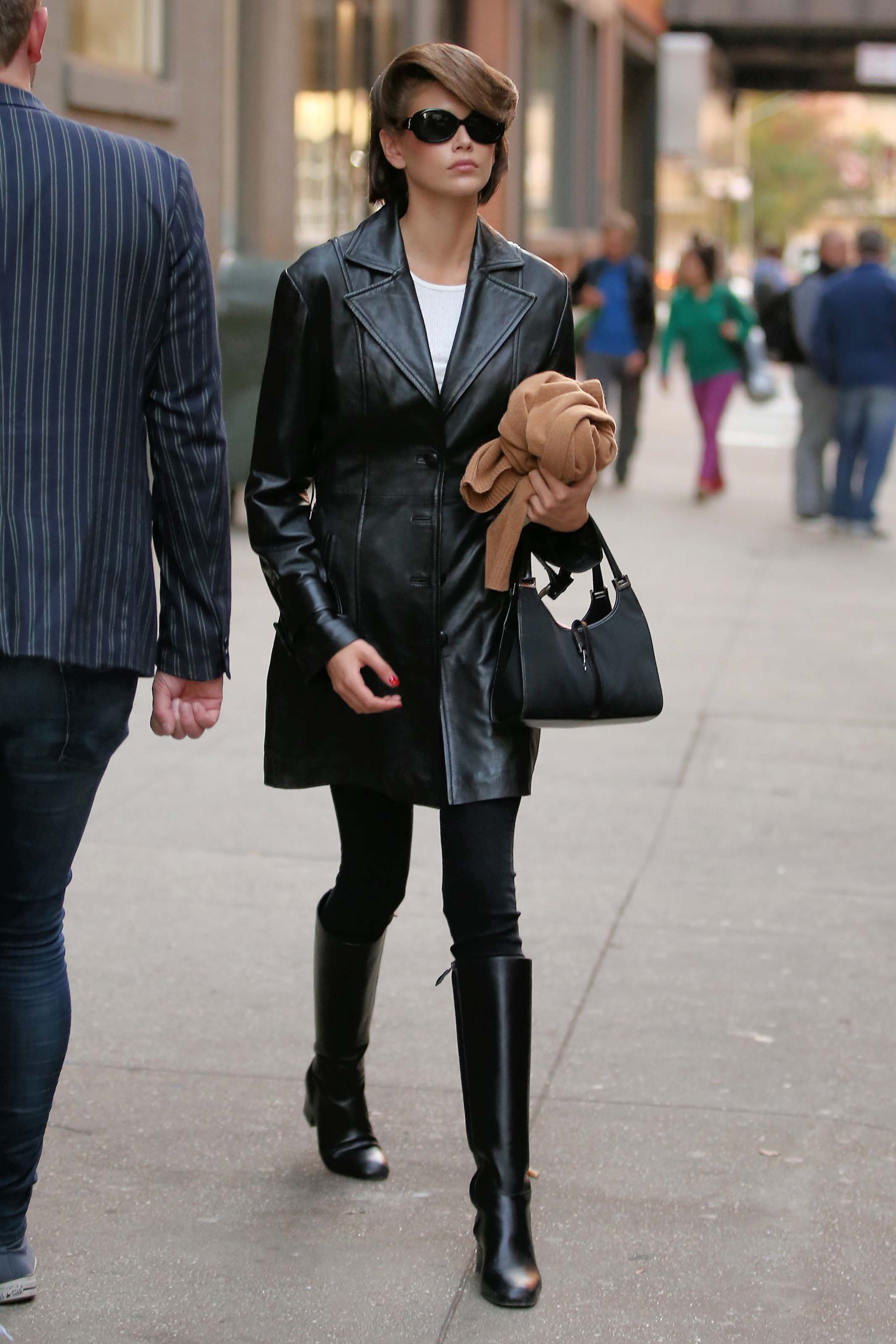 Kaia Gerber out in NYC