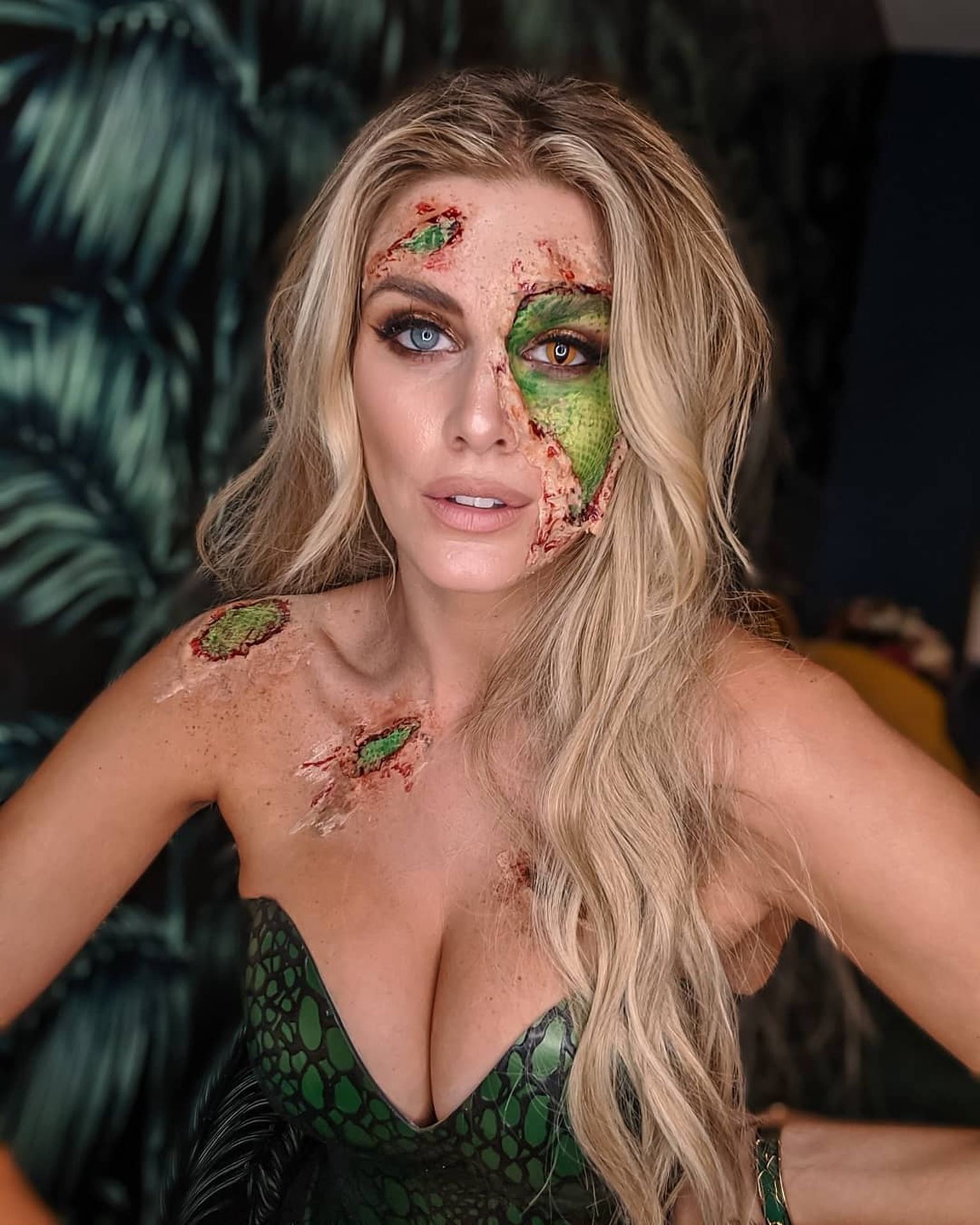 Ashley James at a Halloween Party