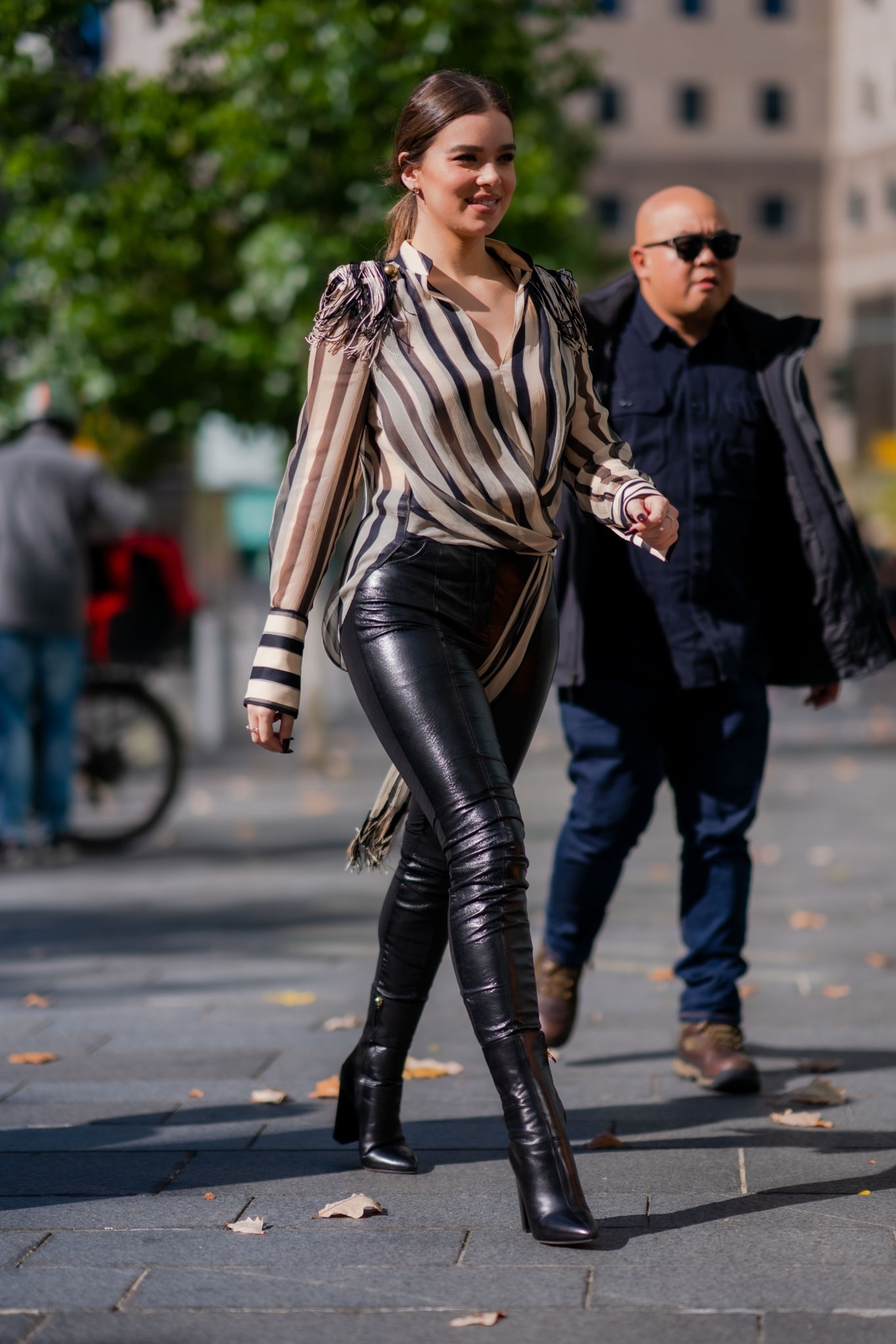 Hailee Steinfeld out in NYC