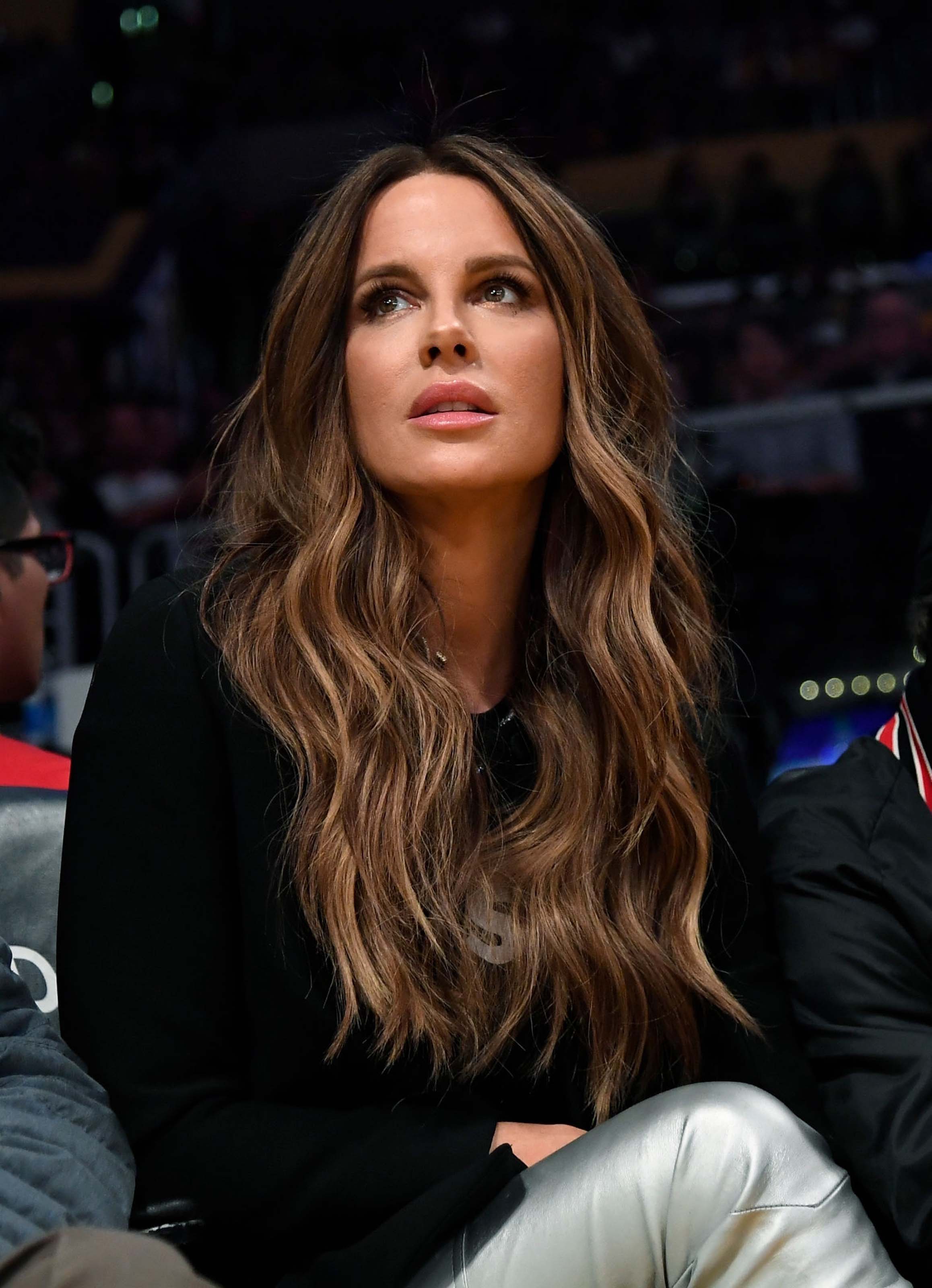 Kate Beckinsale attends Miami Heat vs Los Angeles Lakers