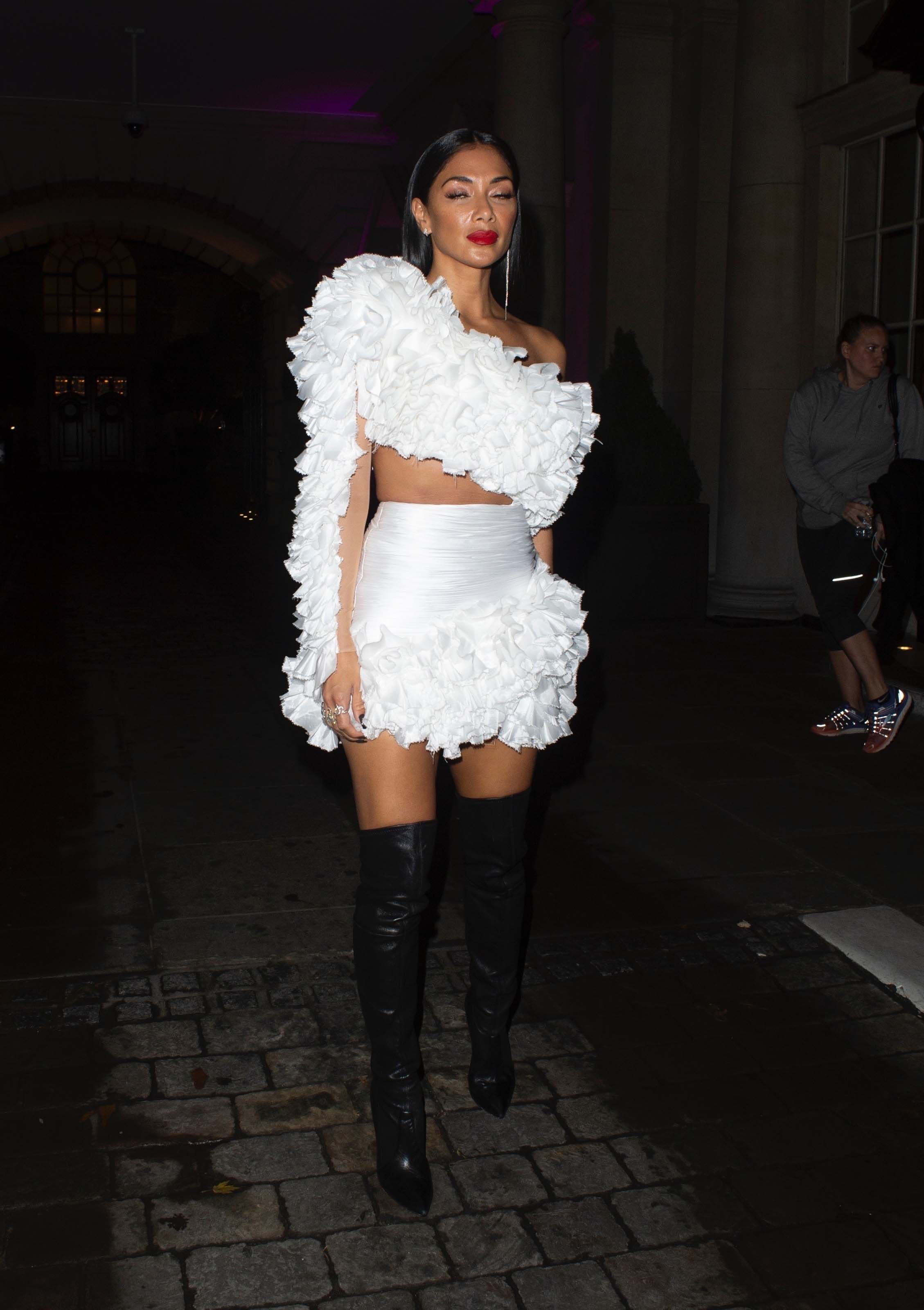 Nicole Scherzinger arriving at her hotel