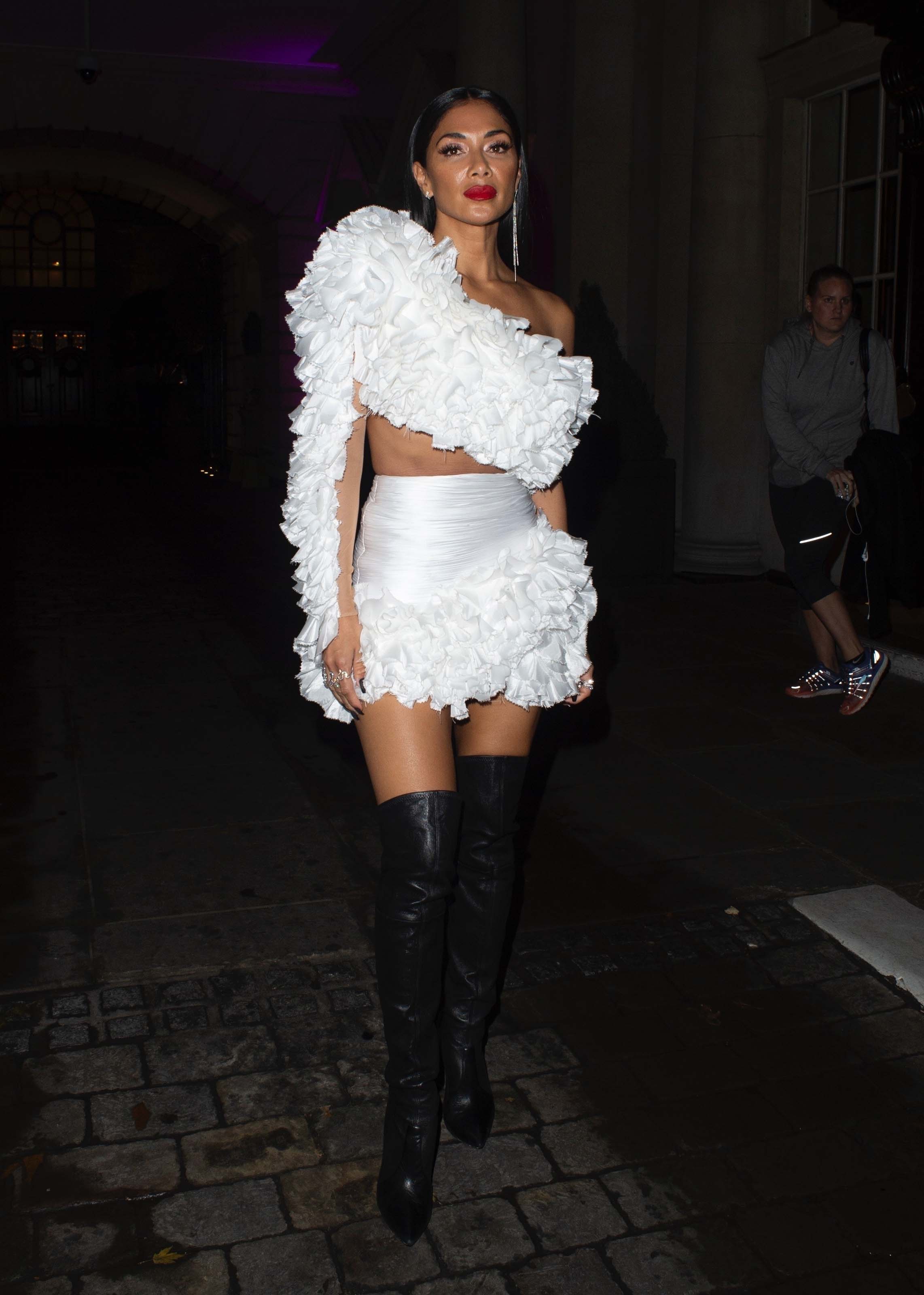 Nicole Scherzinger arriving at her hotel