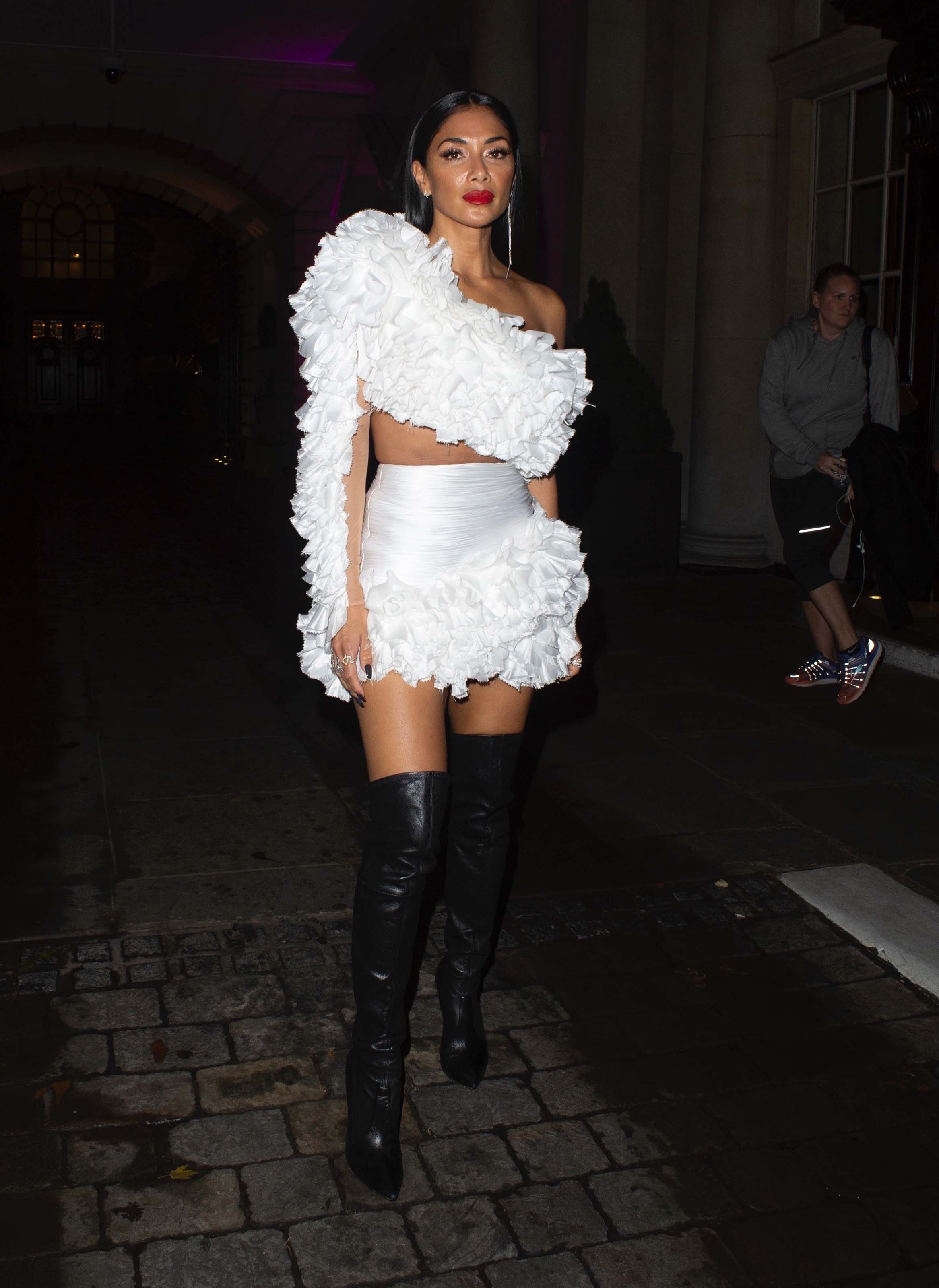 Nicole Scherzinger arriving at her hotel