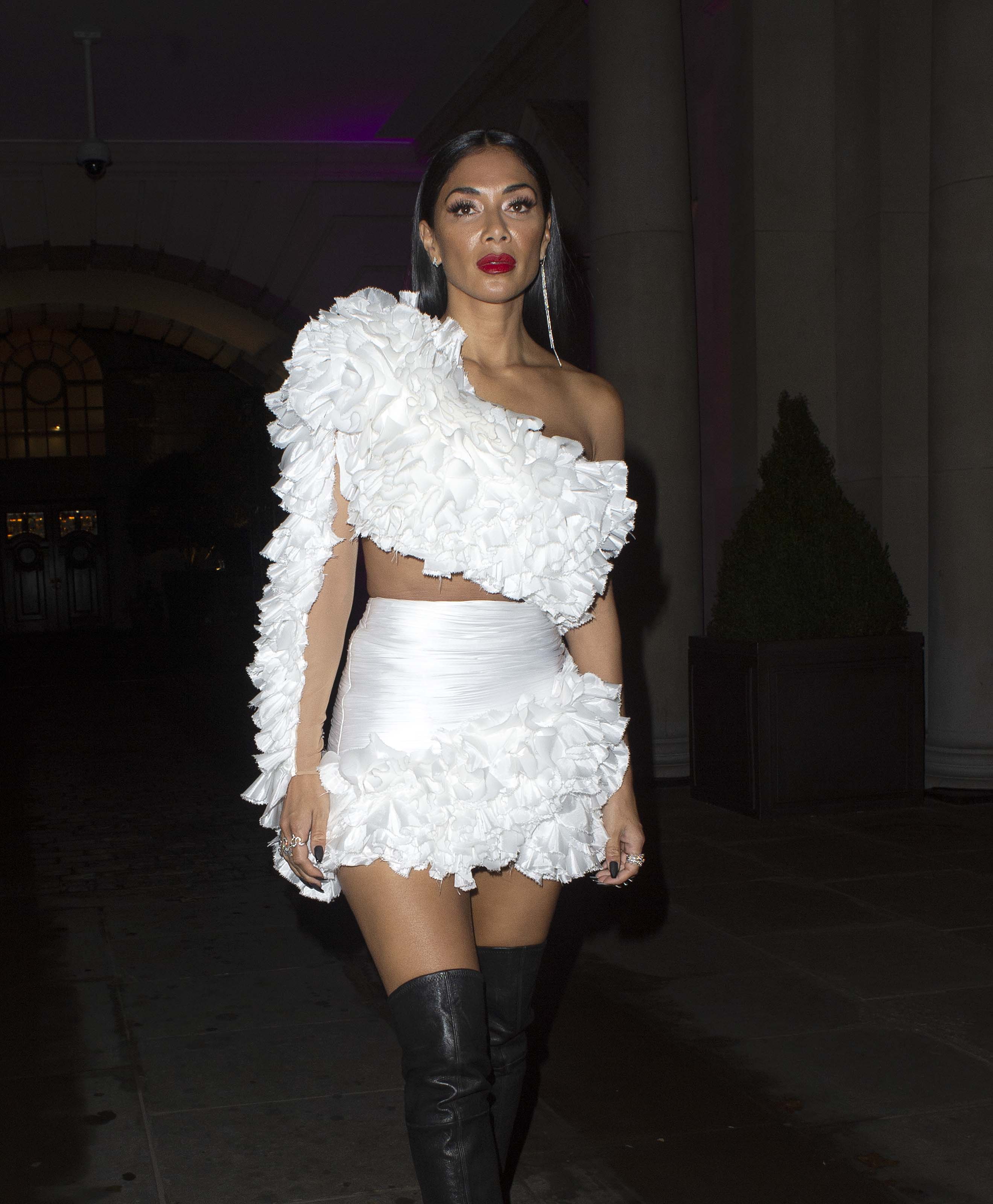 Nicole Scherzinger arriving at her hotel