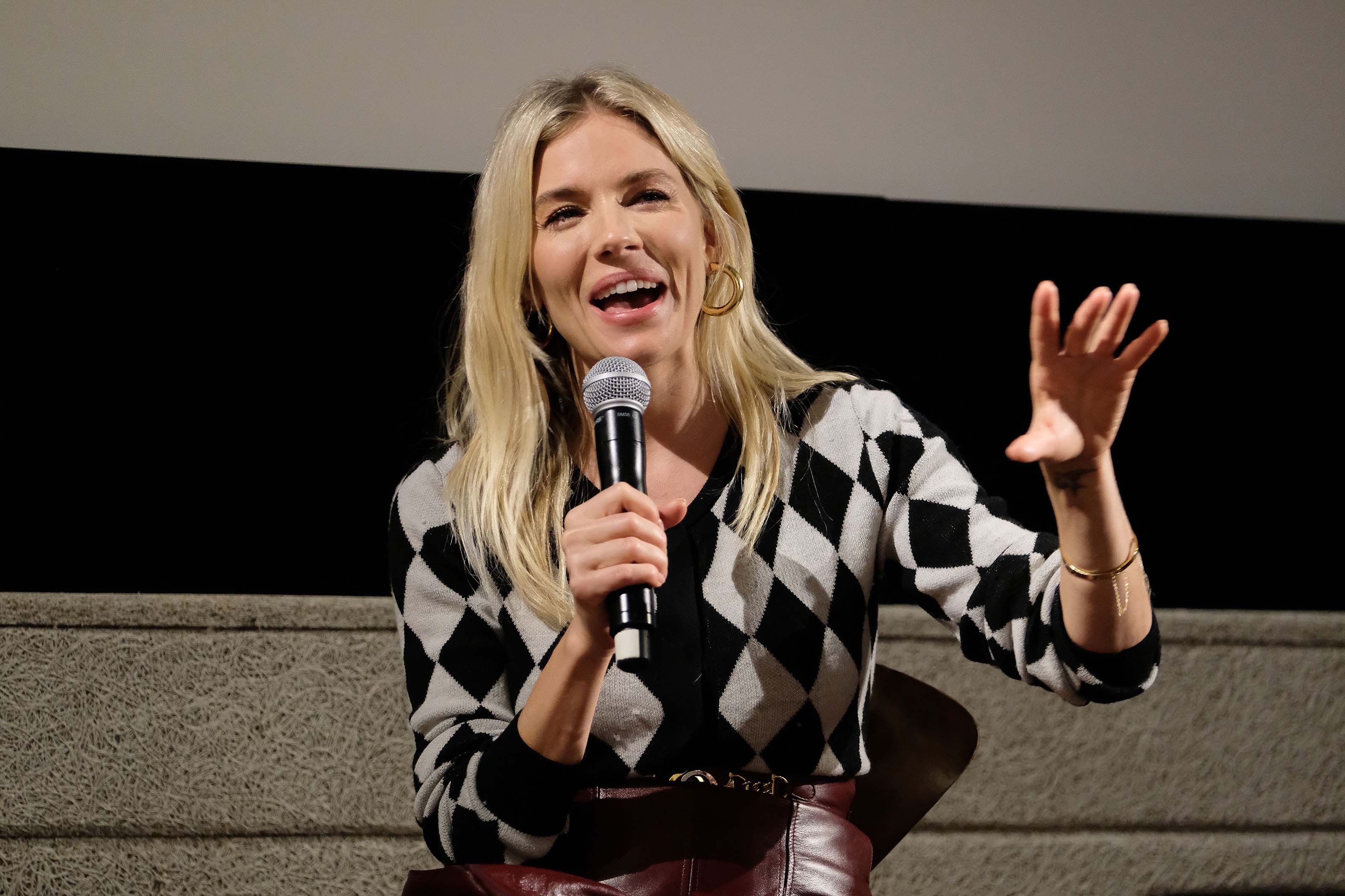 Sienna Miller attends American Woman screening