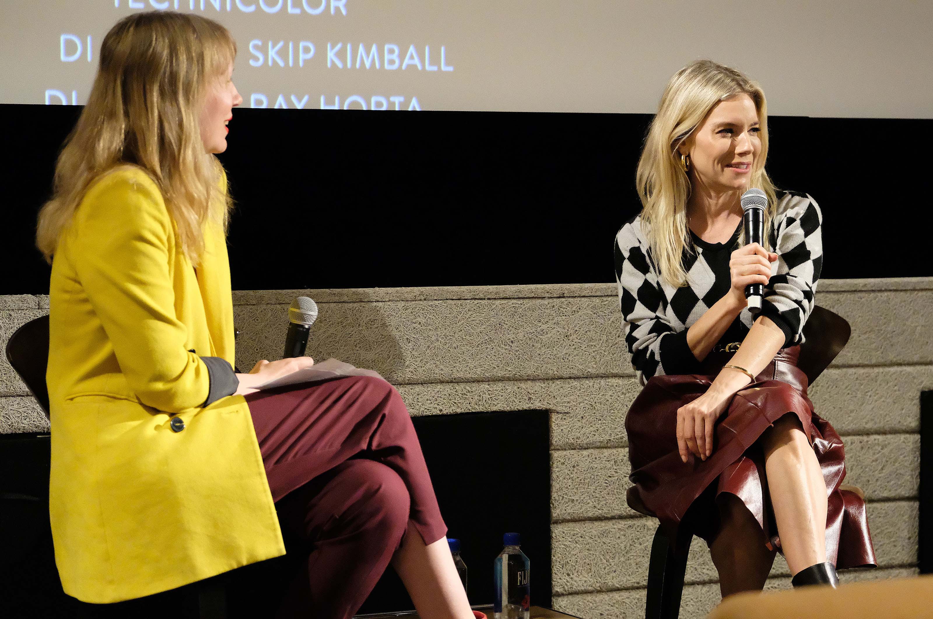 Sienna Miller attends American Woman screening