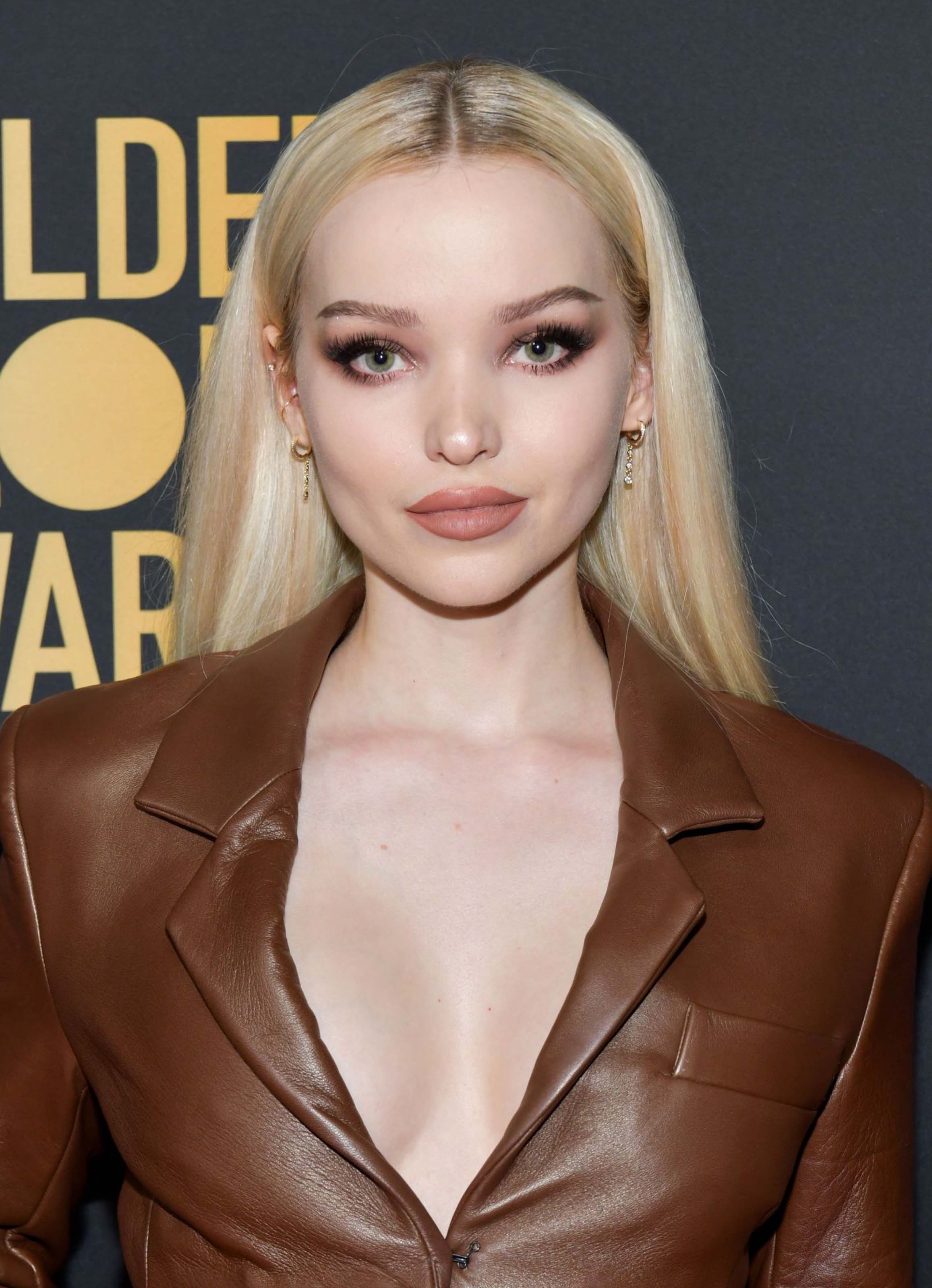 Dove Cameron at HFPA and THR Golden Globe Ambassador Party