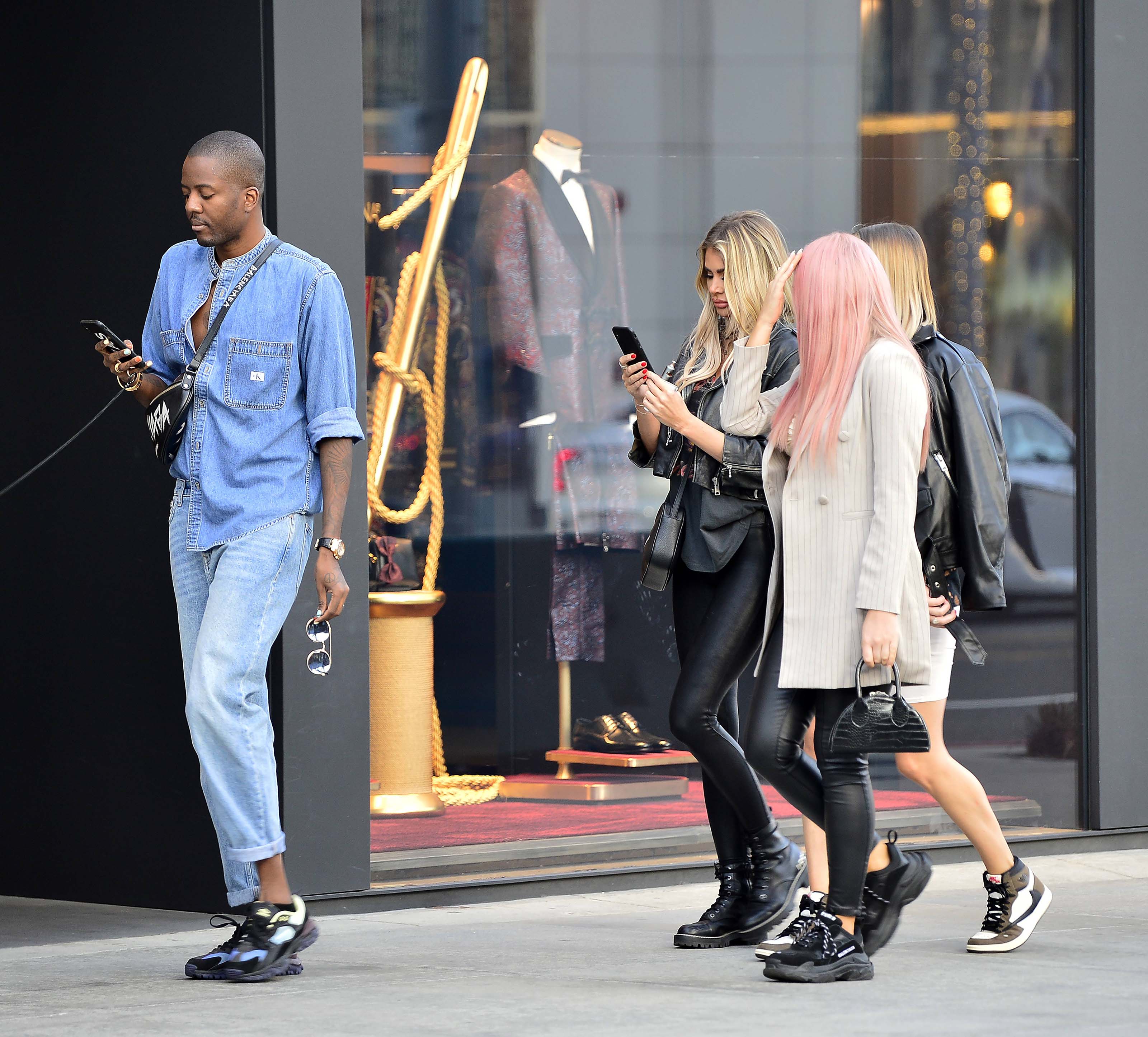 Chloe Sims shopping on Rodeo Drive