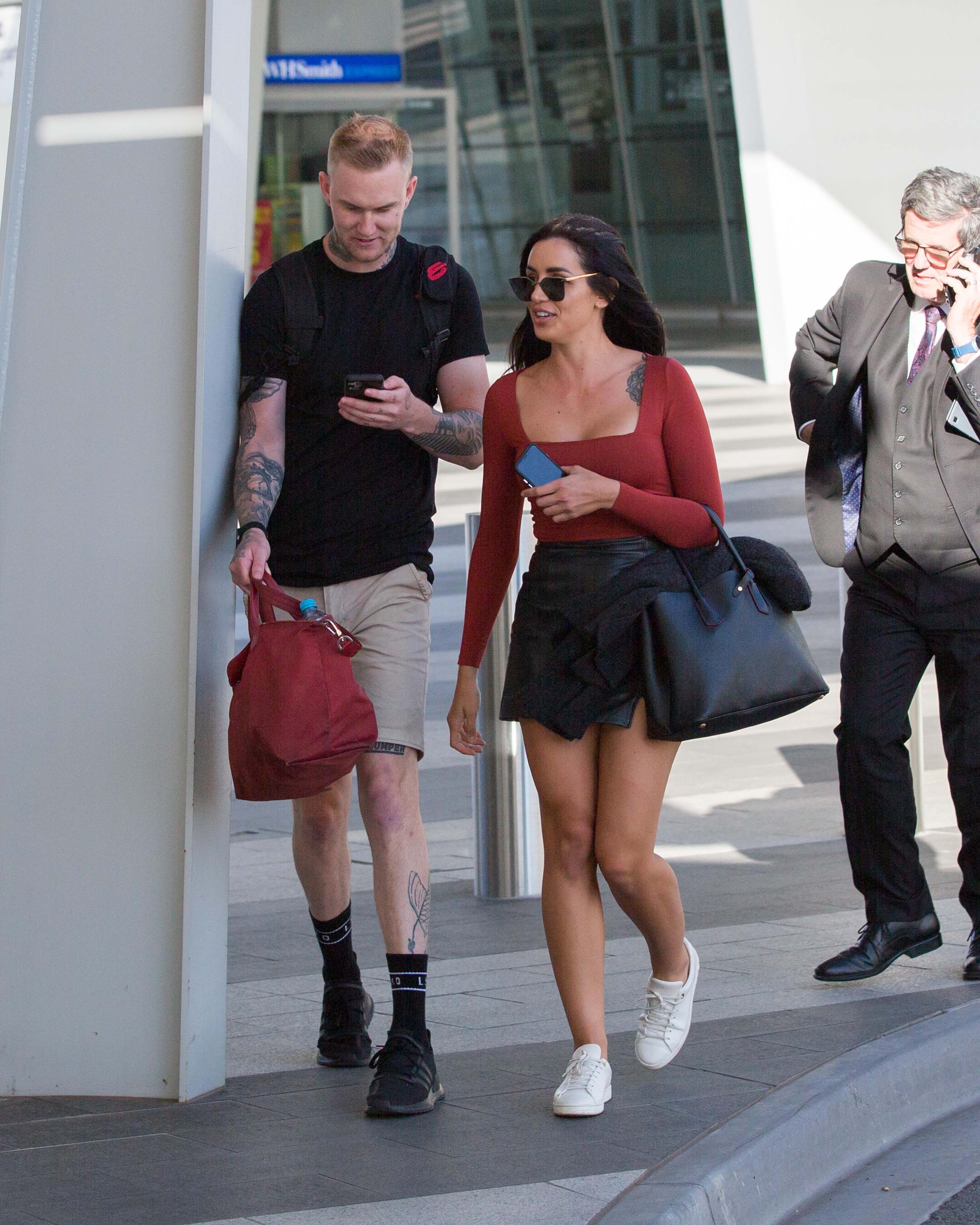 Vanessa Sierra at Adelaide airport