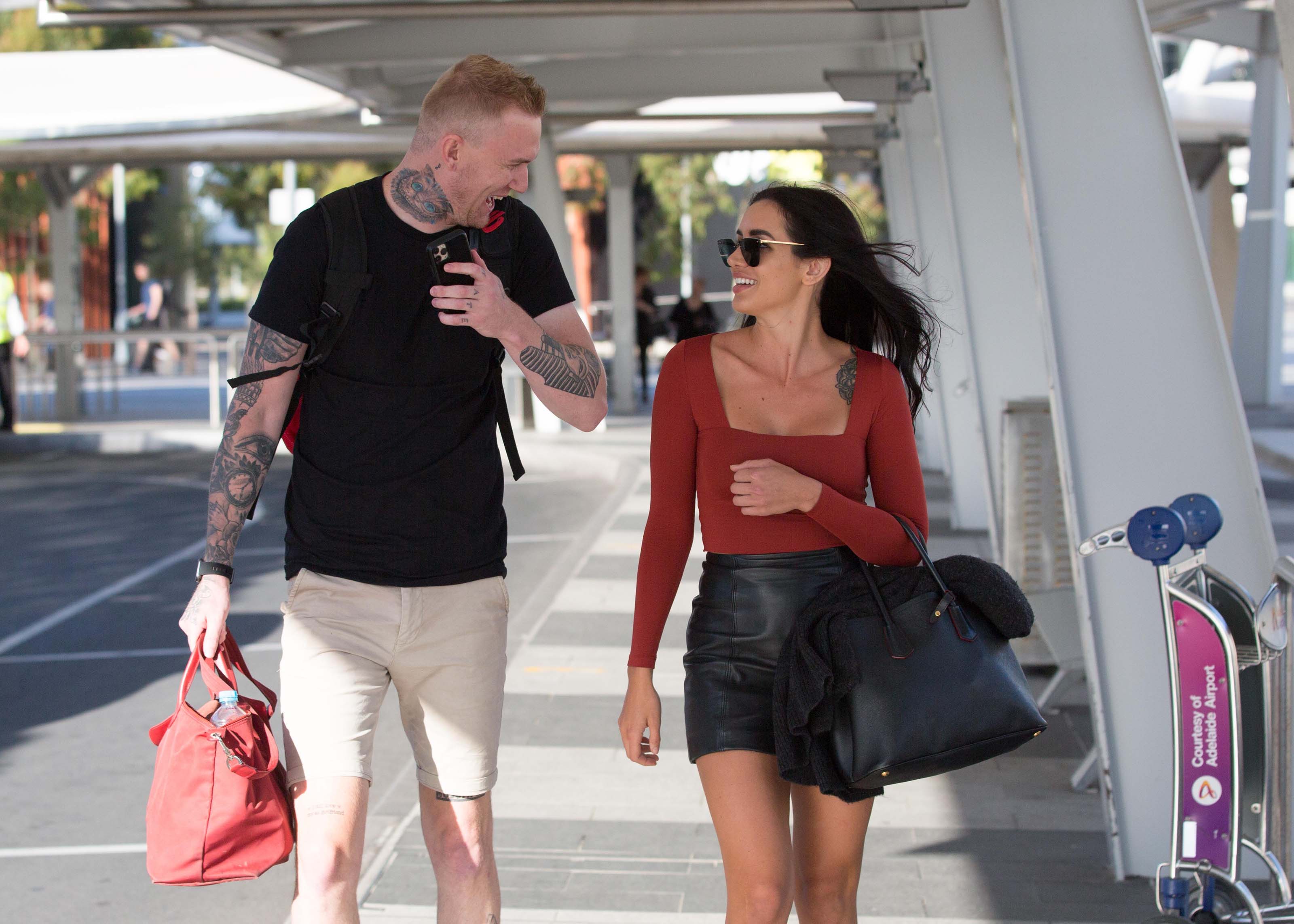 Vanessa Sierra at Adelaide airport