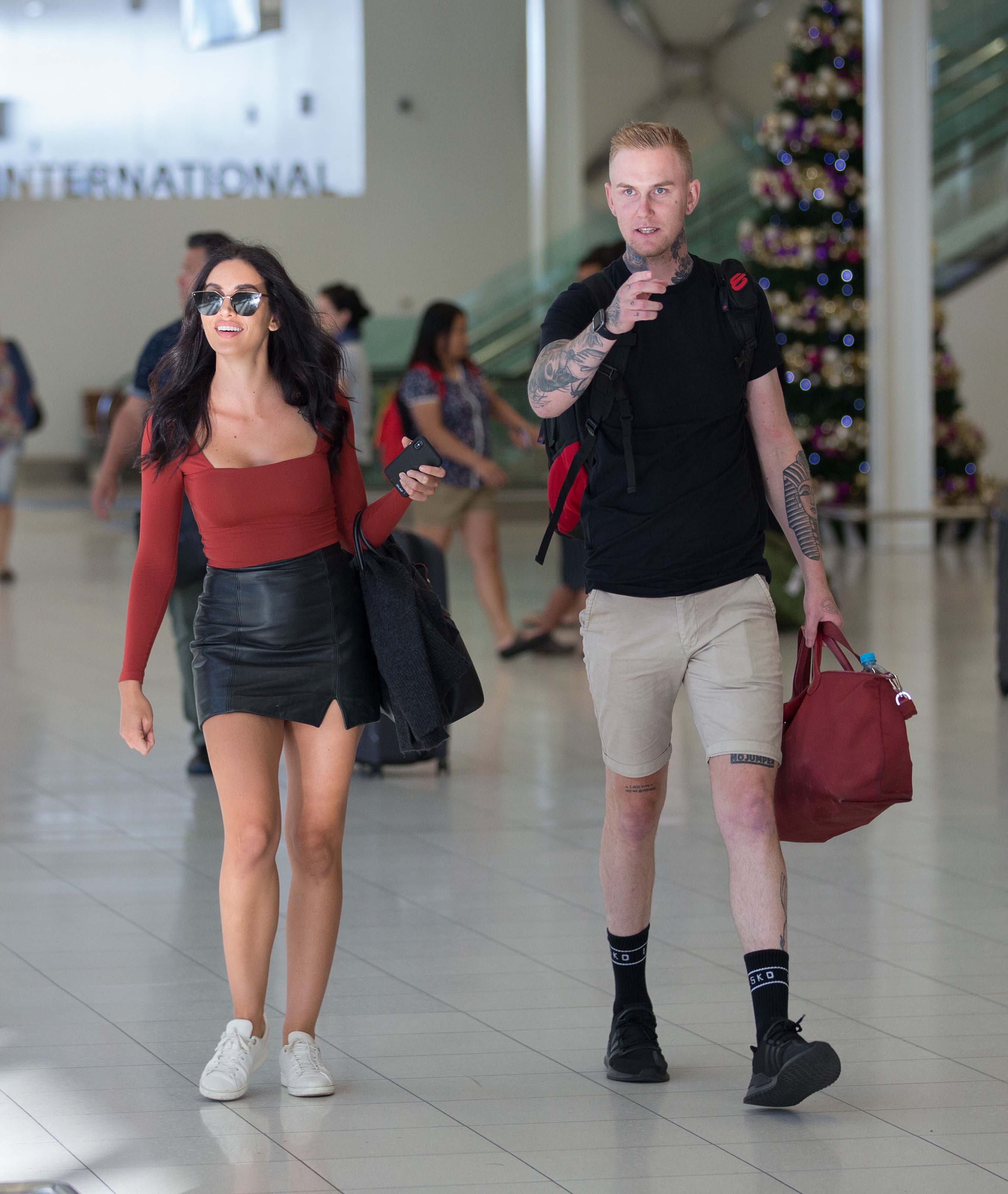 Vanessa Sierra at Adelaide airport