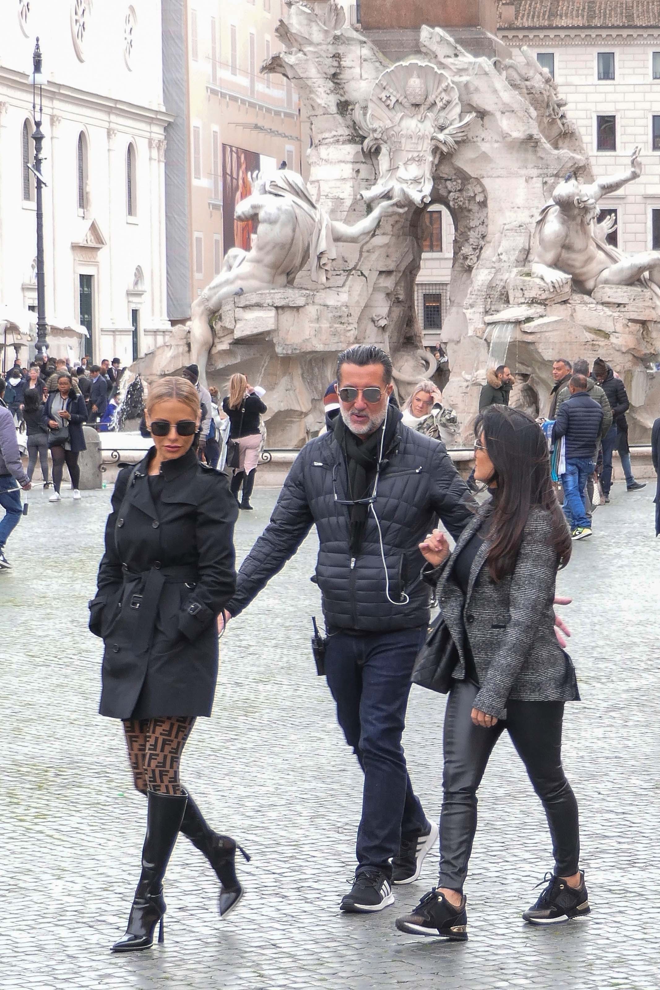 Kyle Richards at Piazza Navona