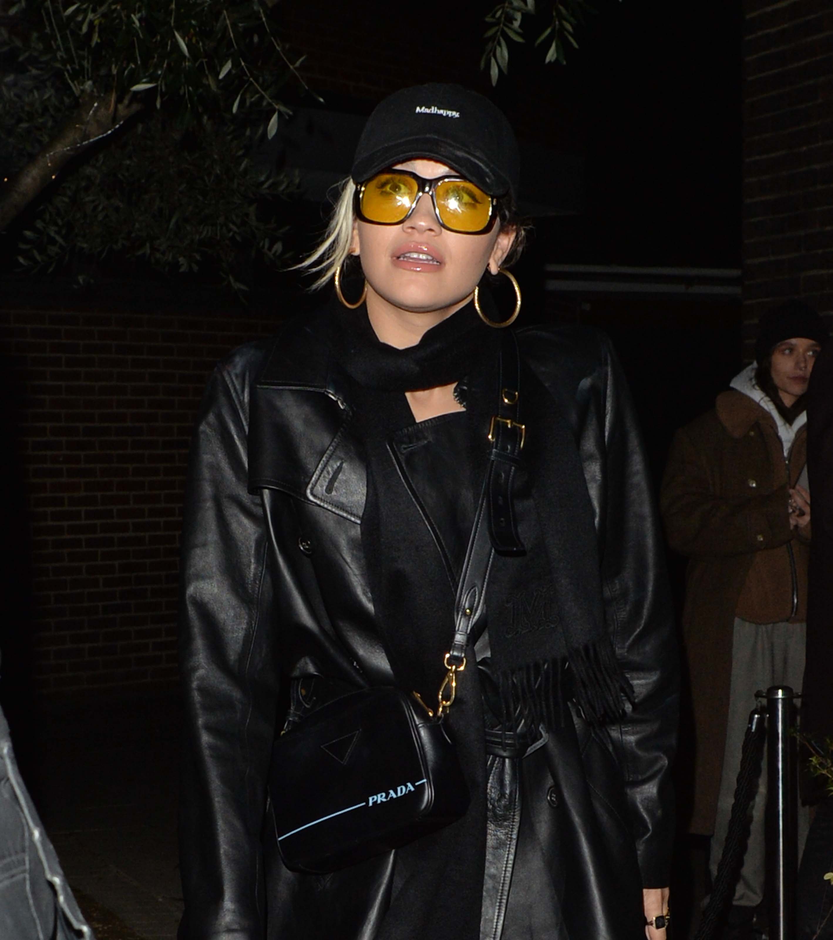 Rita Ora leaving Vas J. Morgans Birthday party