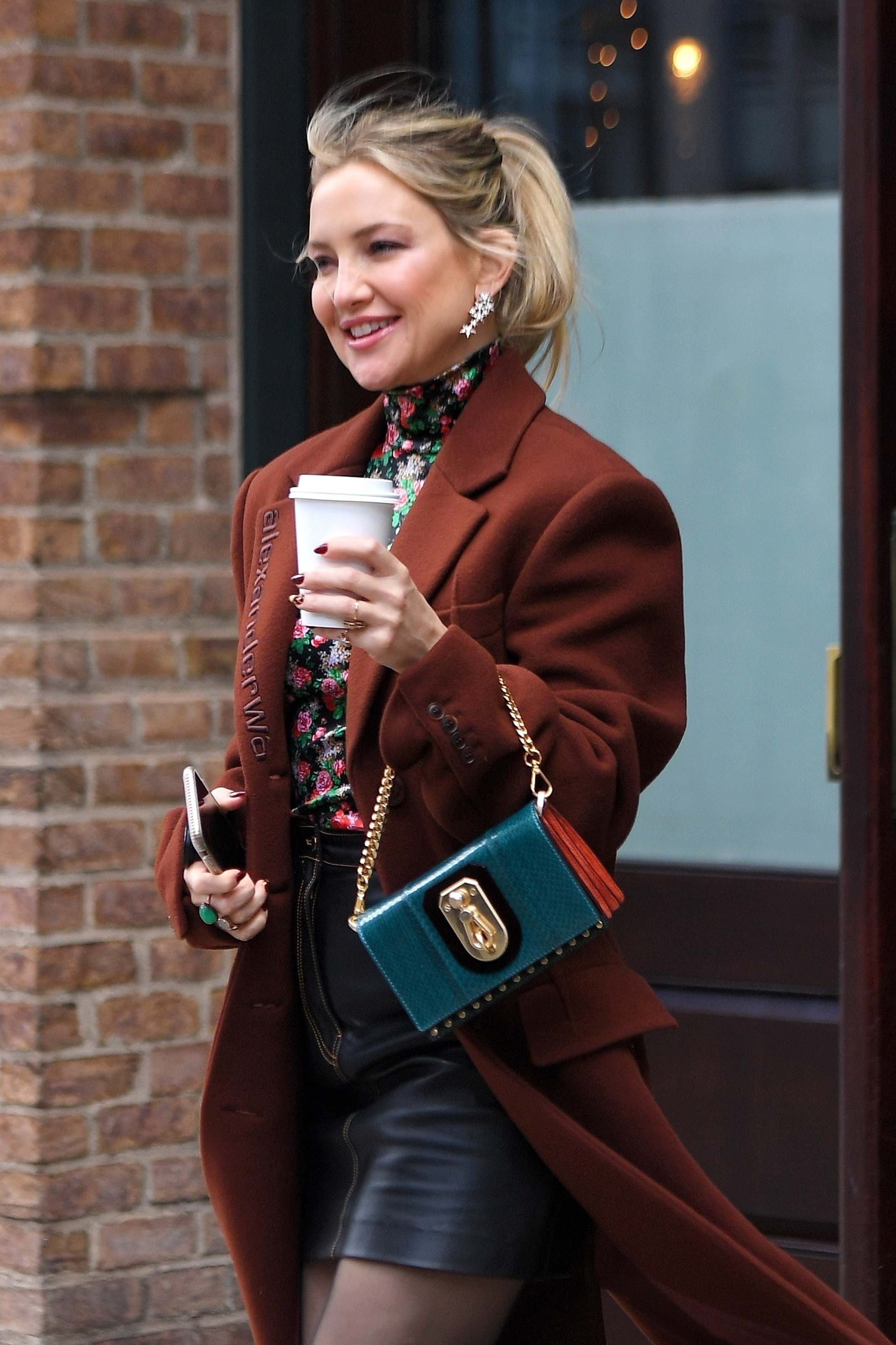 Kate Hudson leaving the Greenwich Hotel