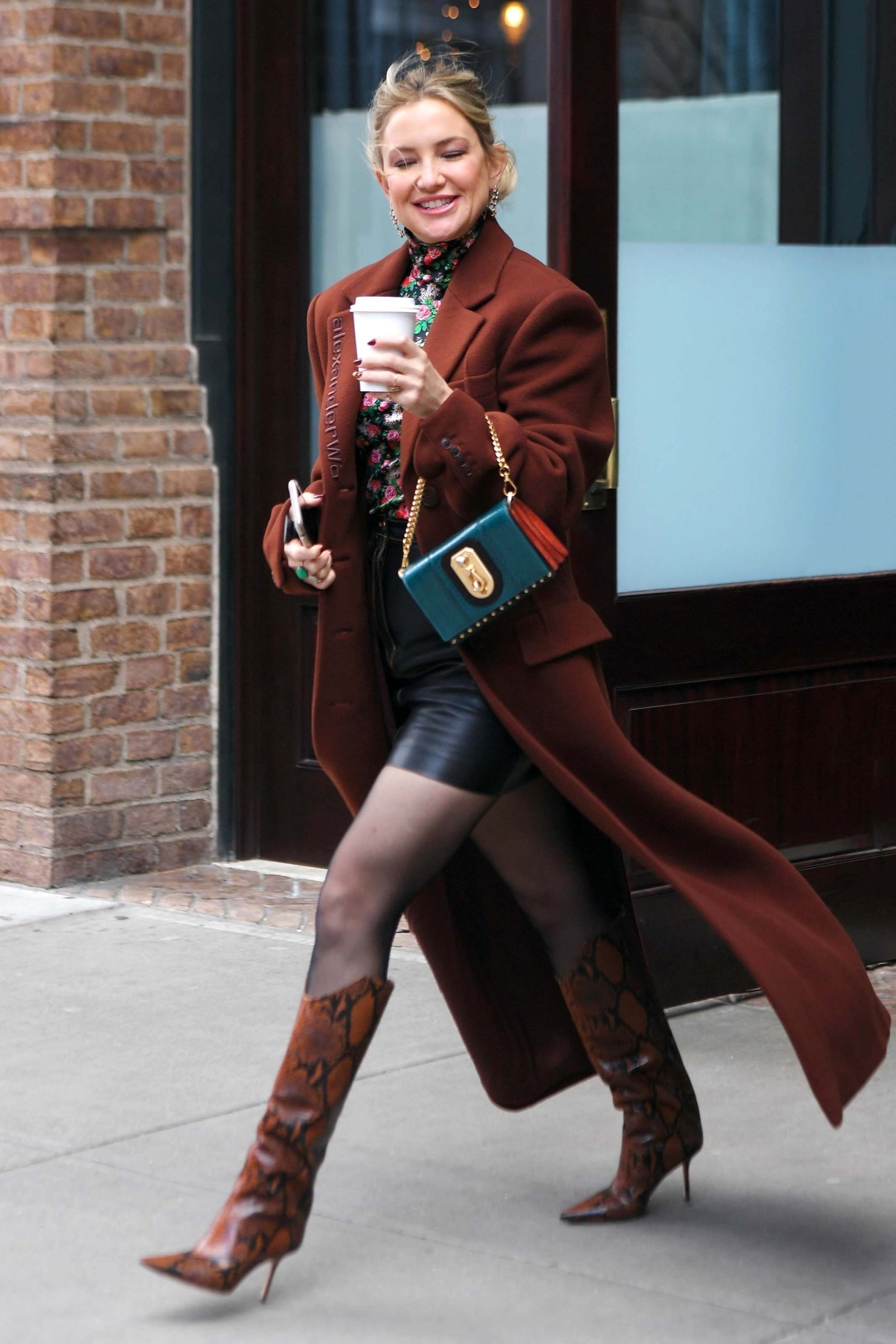 Kate Hudson leaving the Greenwich Hotel