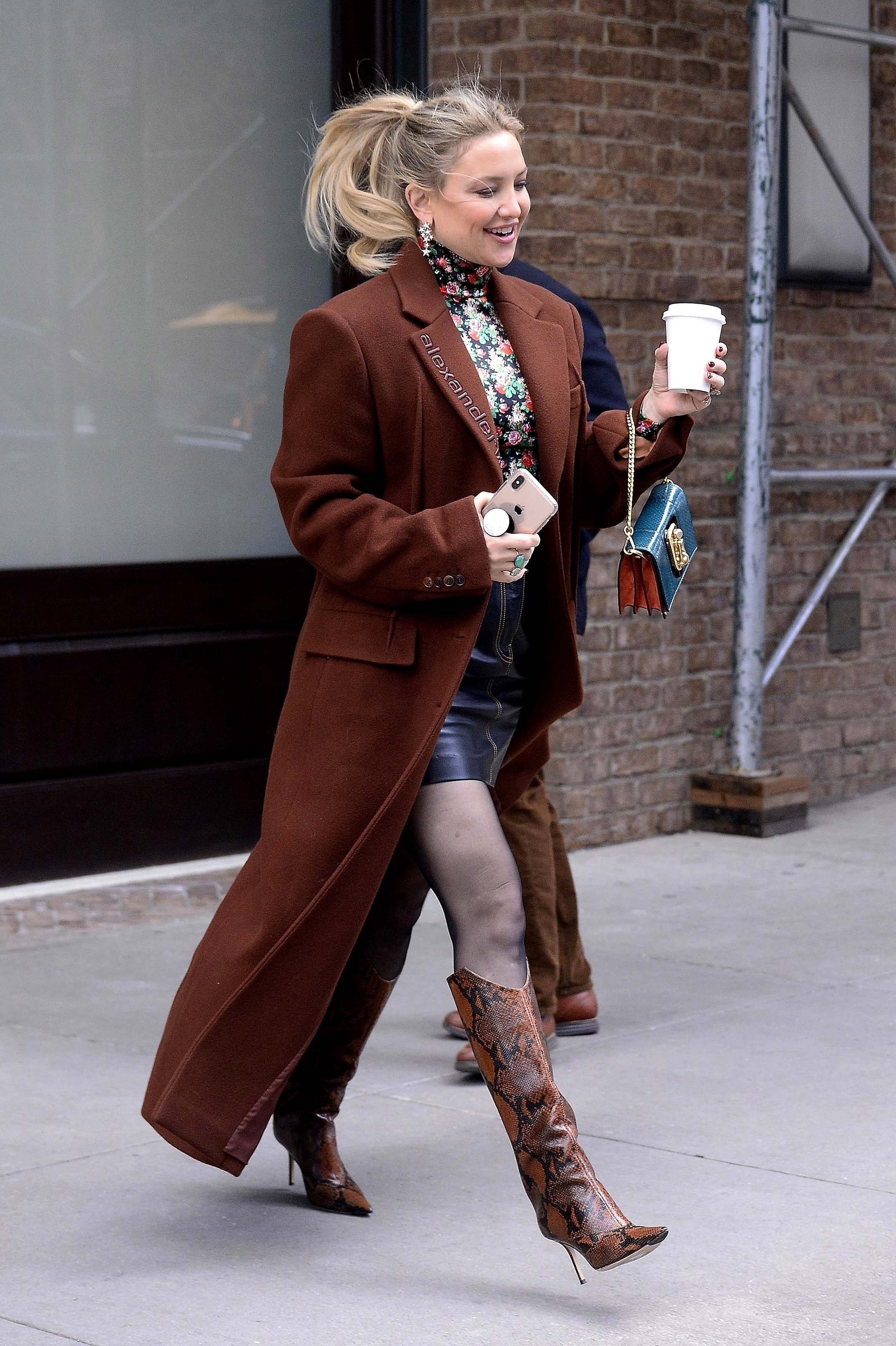 Kate Hudson leaving the Greenwich Hotel