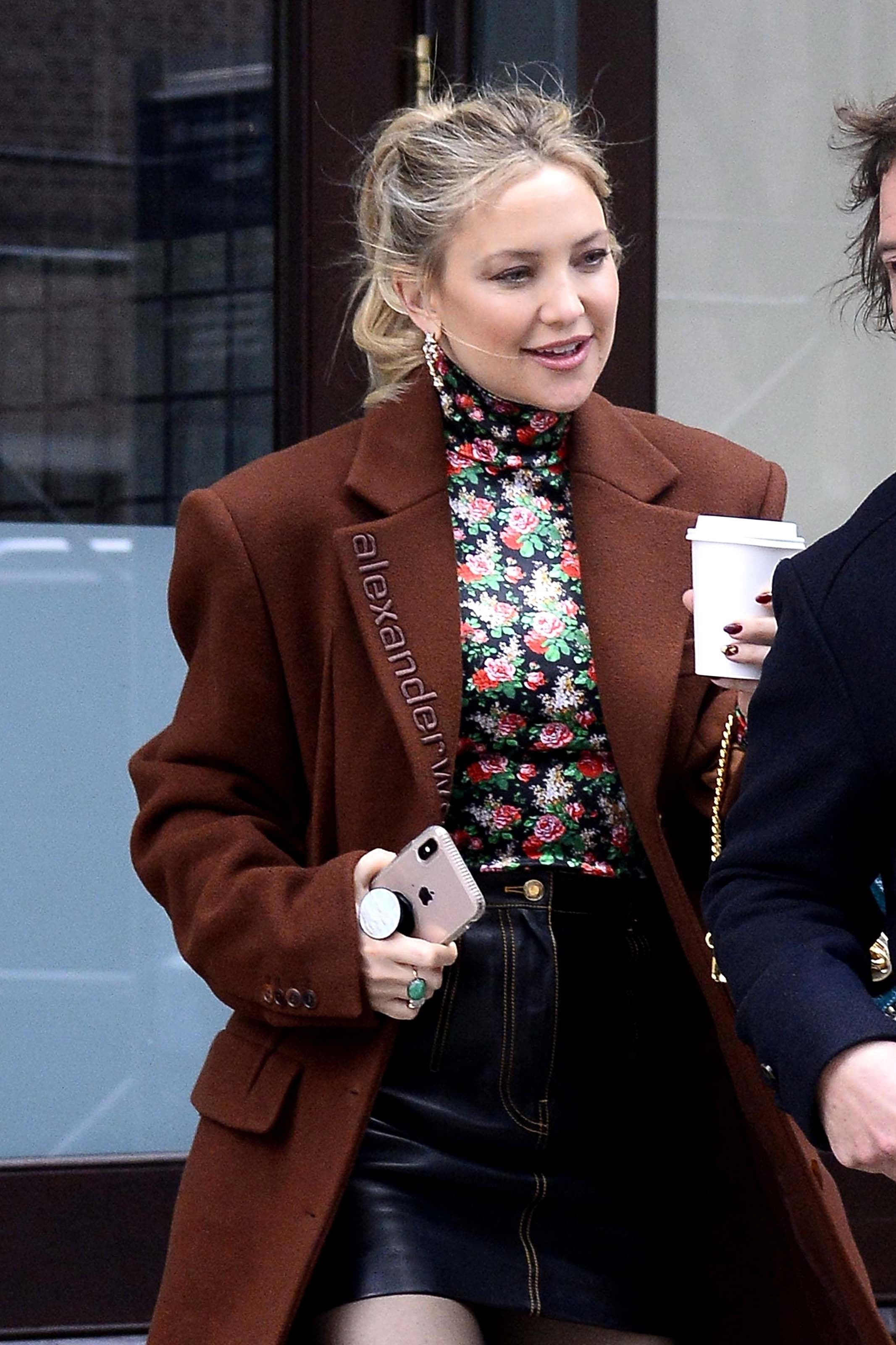 Kate Hudson leaving the Greenwich Hotel