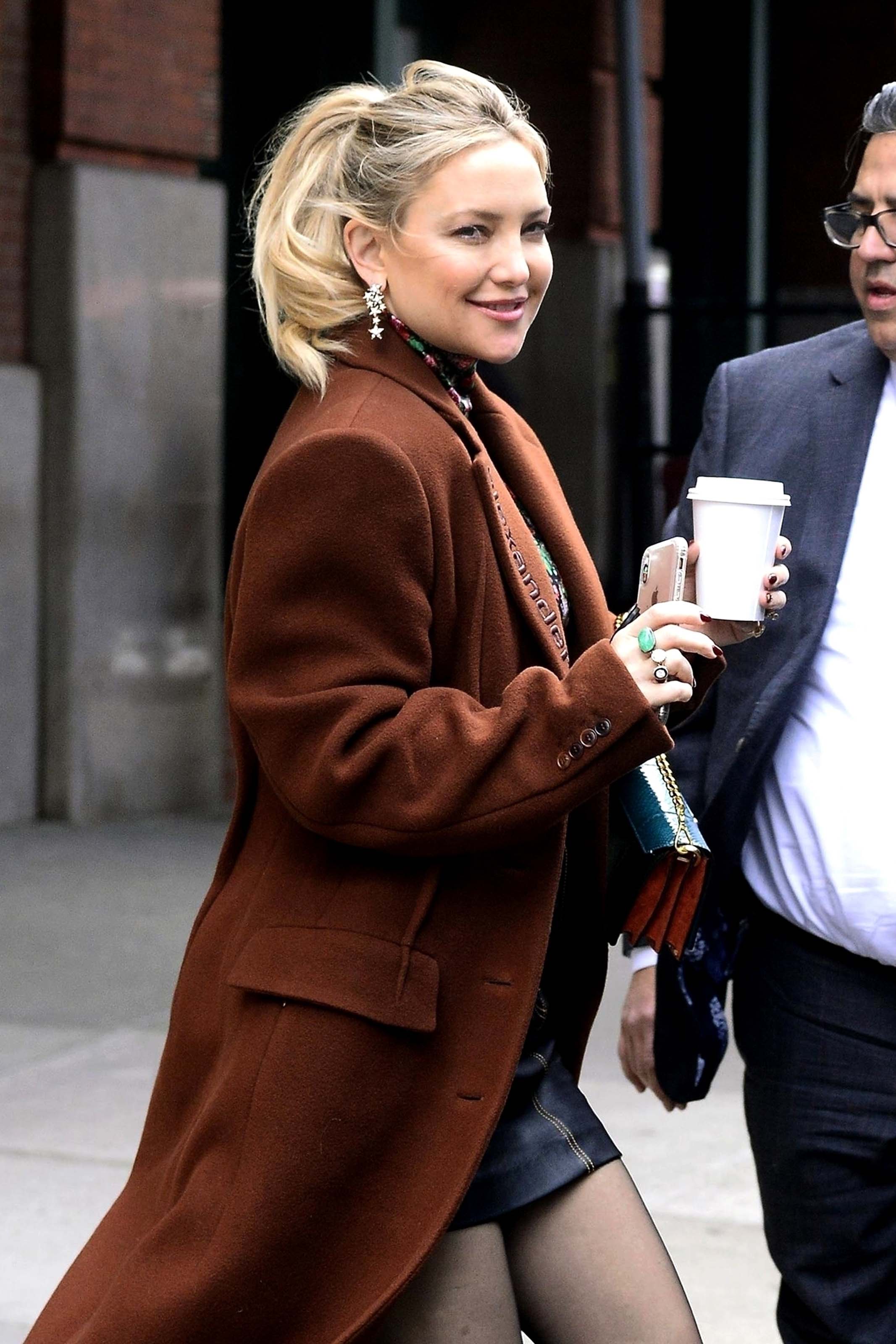 Kate Hudson leaving the Greenwich Hotel