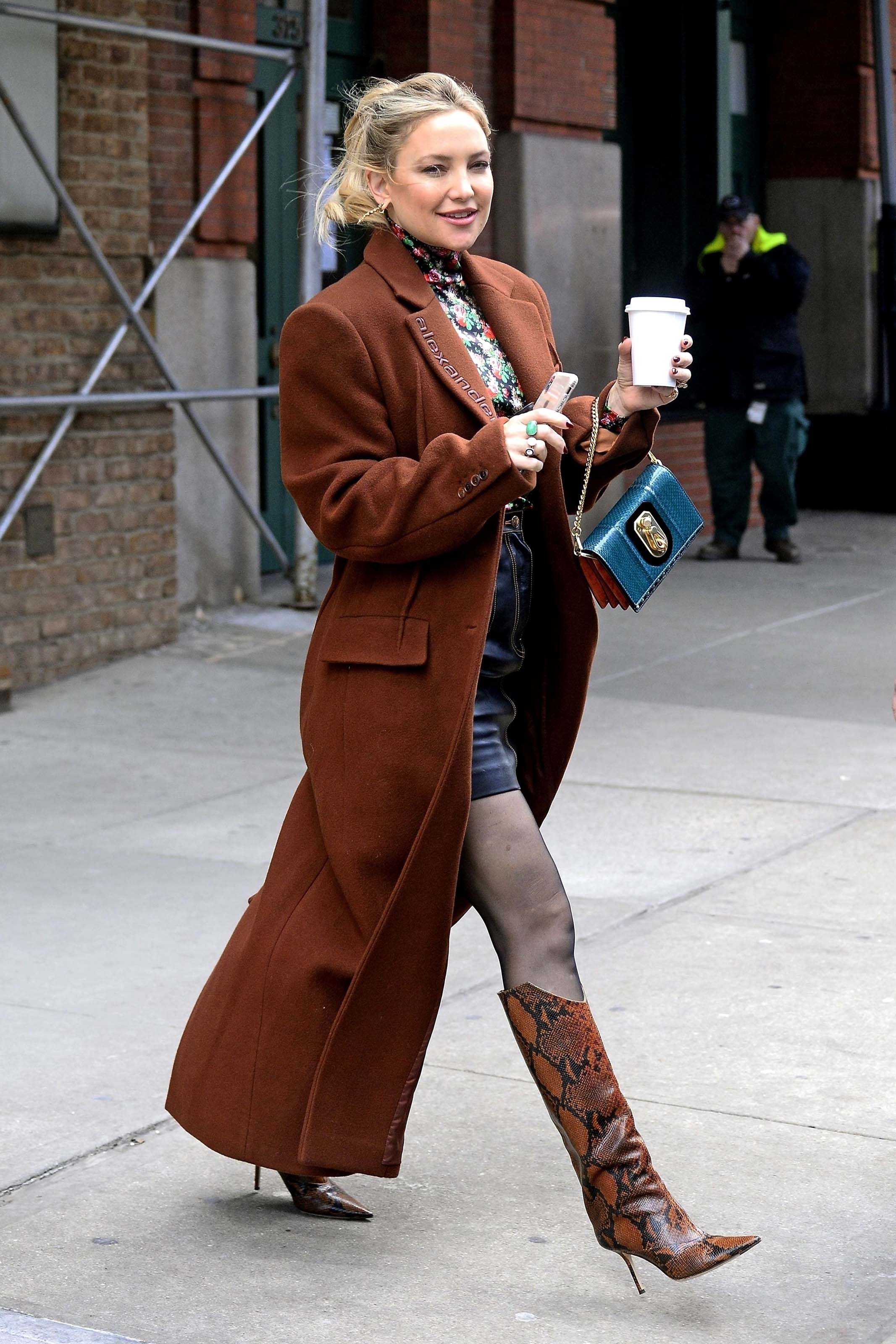 Kate Hudson leaving the Greenwich Hotel