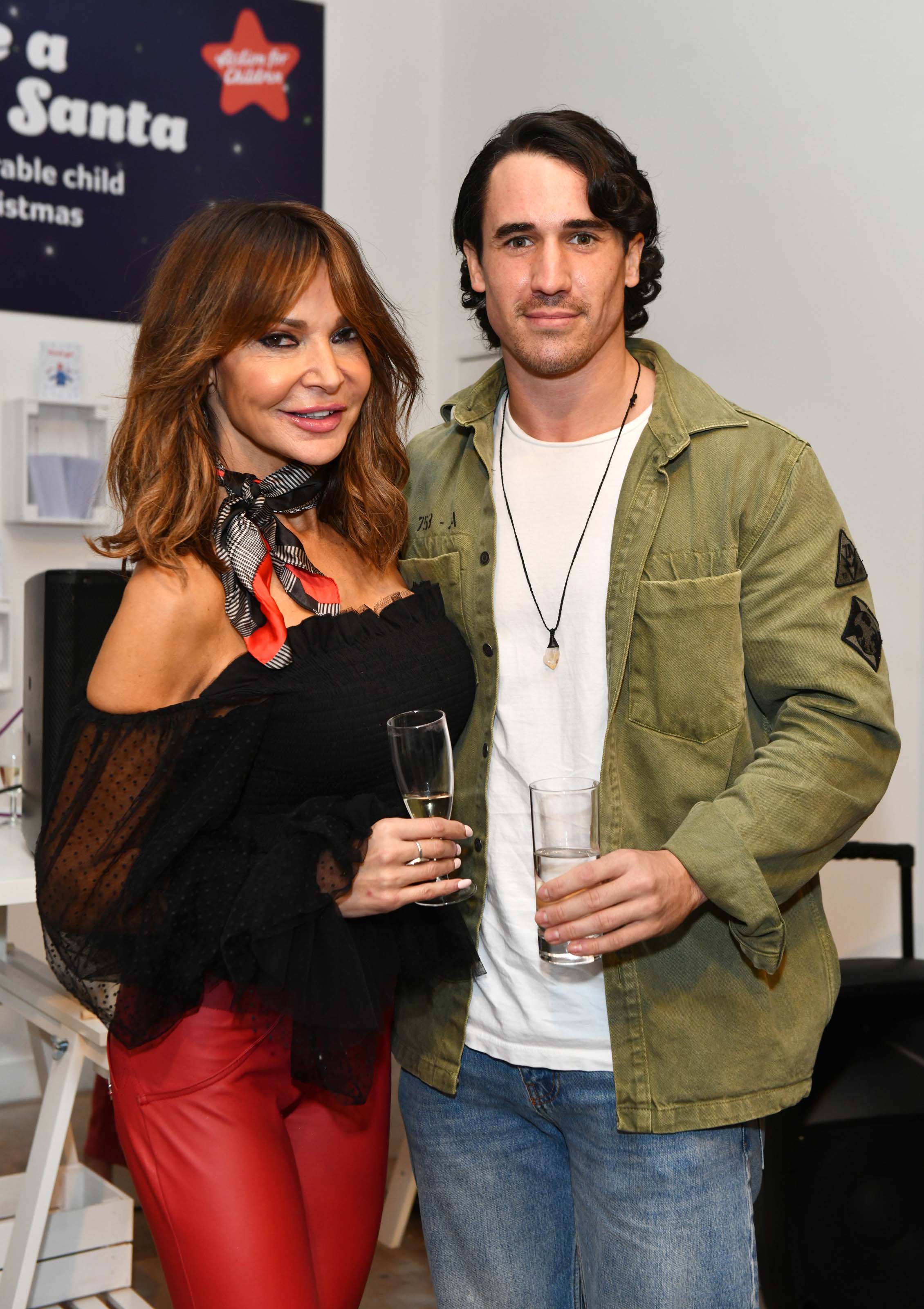 Lizzie Cundy attends Action for Children Secret Santa Pop-Up Store