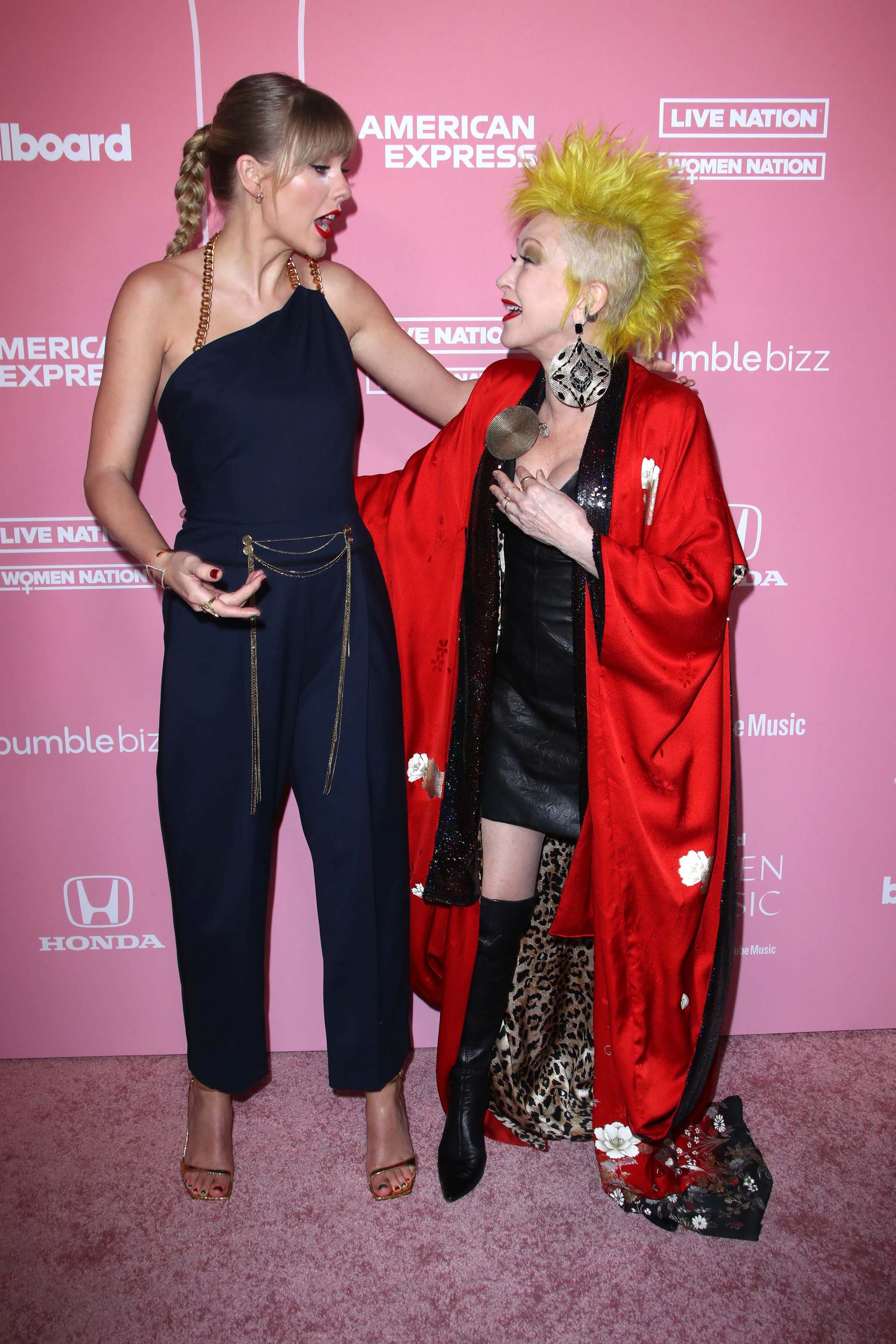 Cyndi Lauper attends 2019 Billboard Women