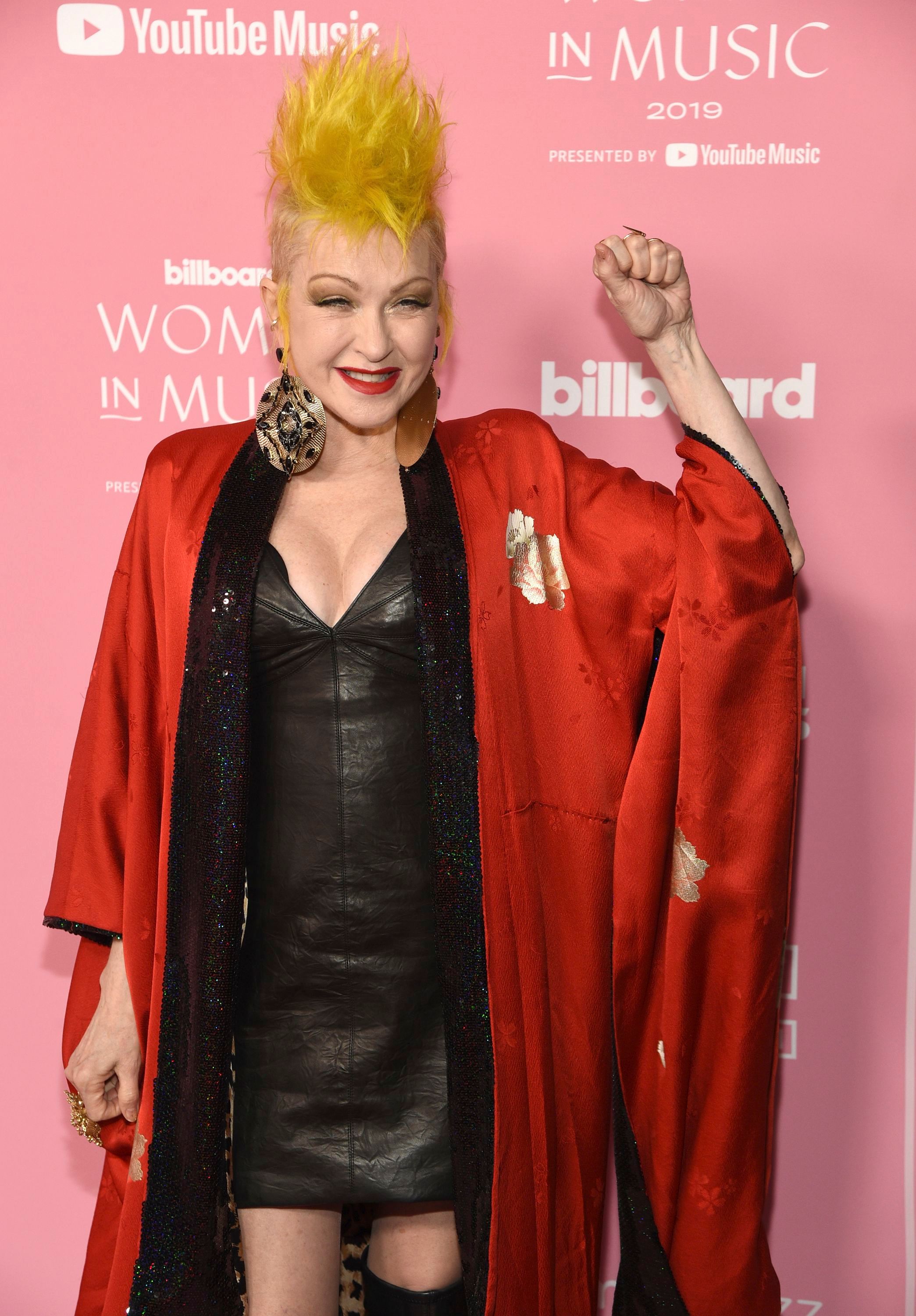 Cyndi Lauper attends 2019 Billboard Women