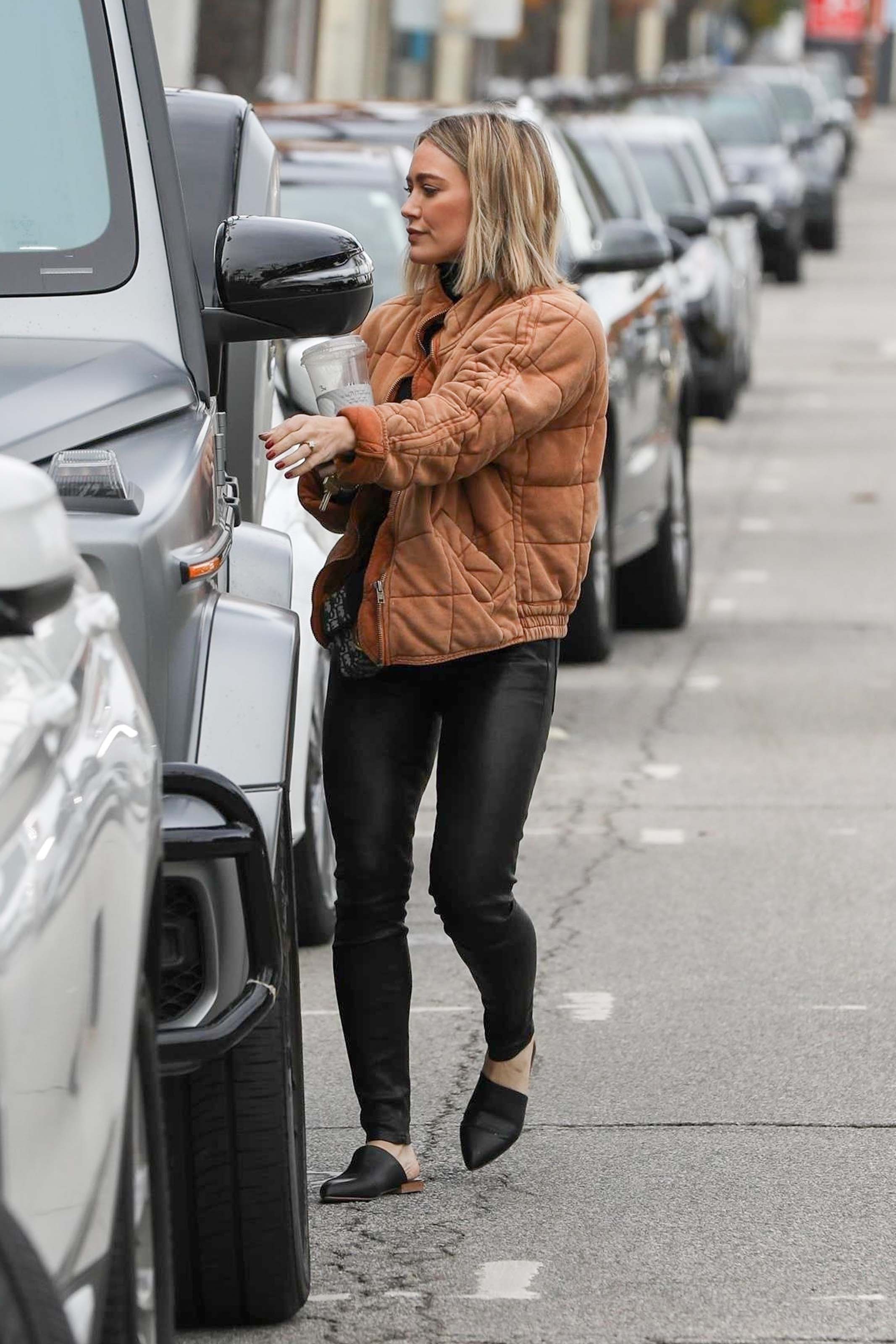 Hilary Duff out in Studio City