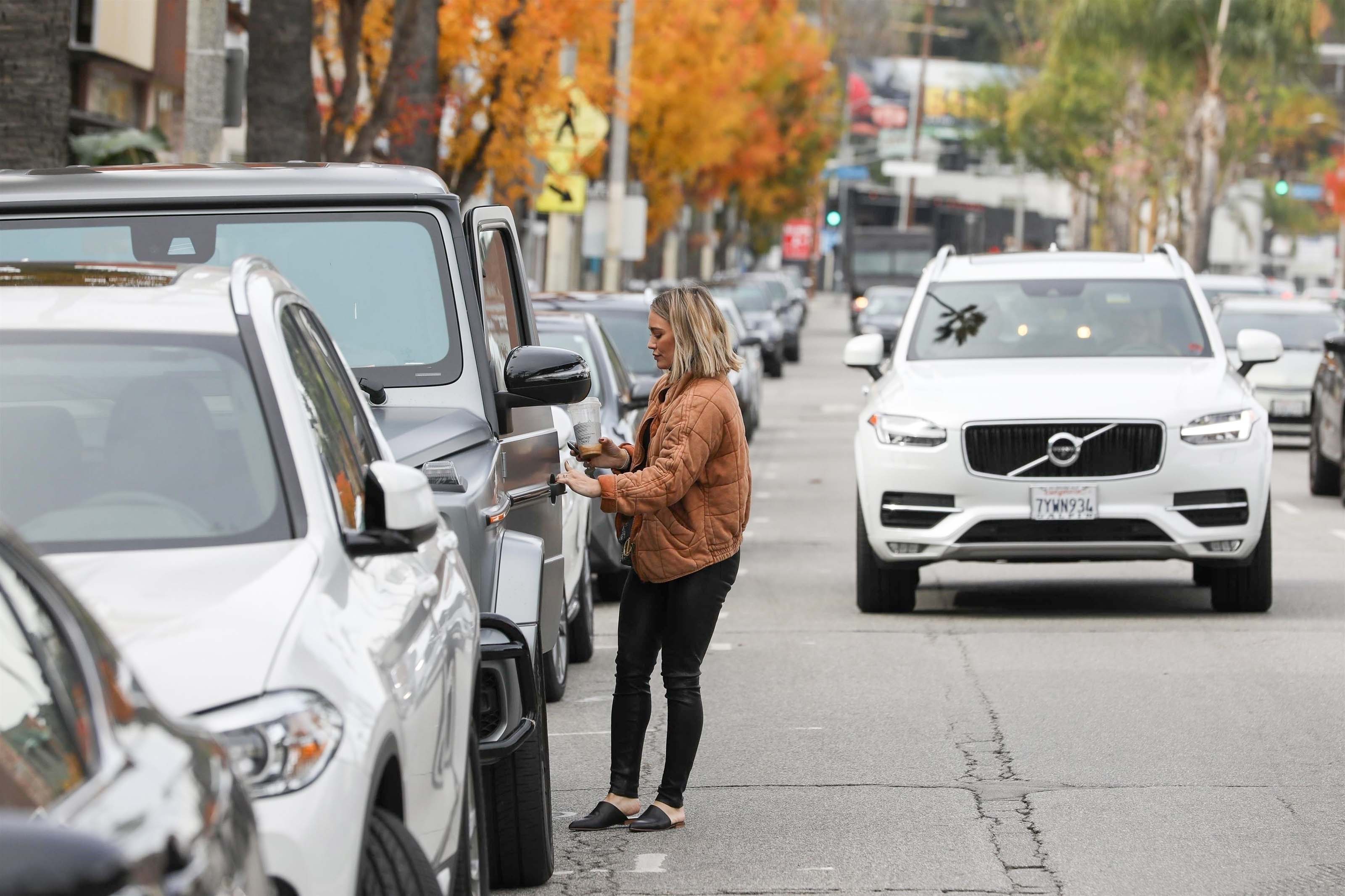 Hilary Duff out in Studio City