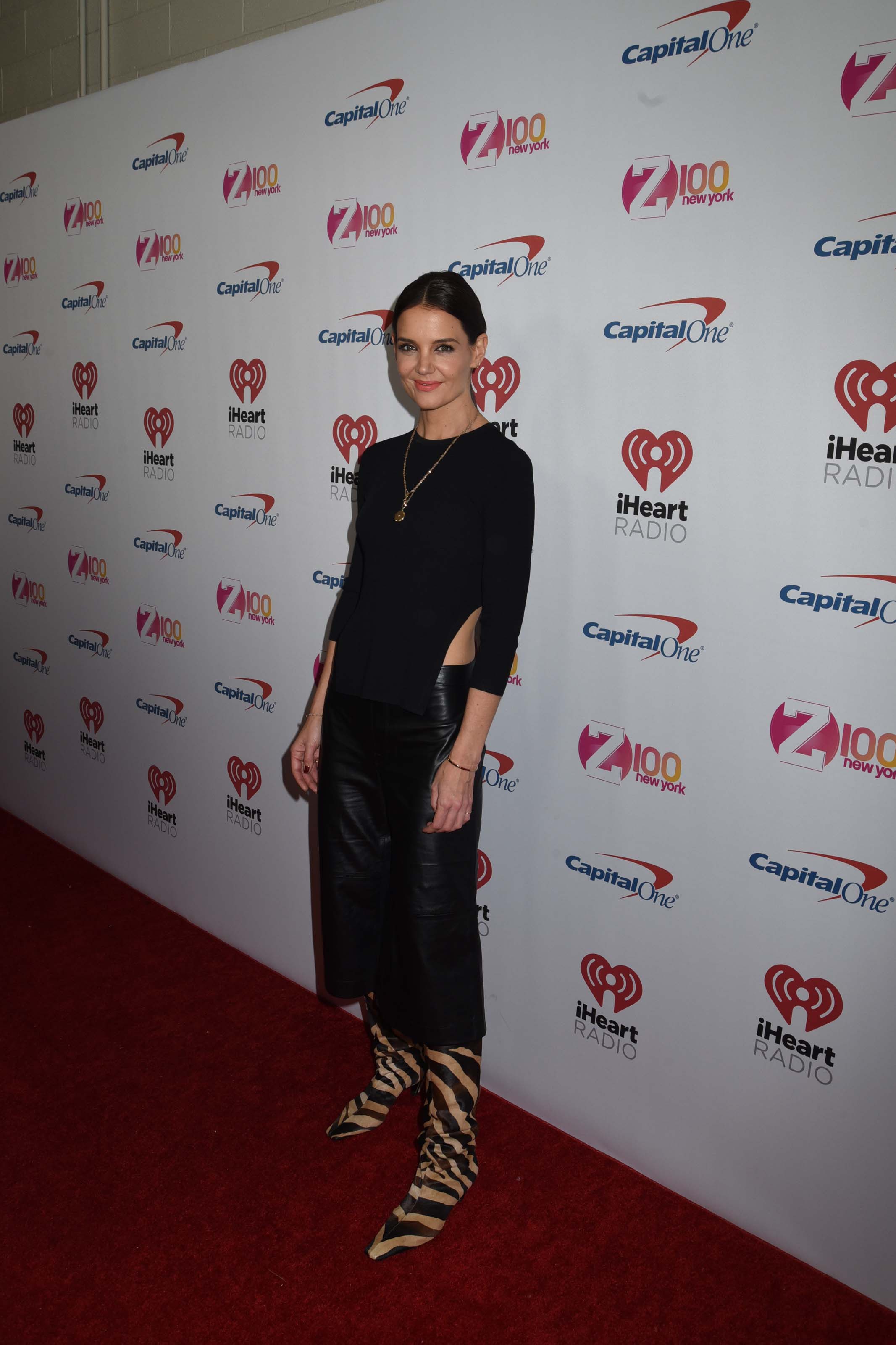 Katie Holmes attends Z100’s iHeartRadio Jingle Ball