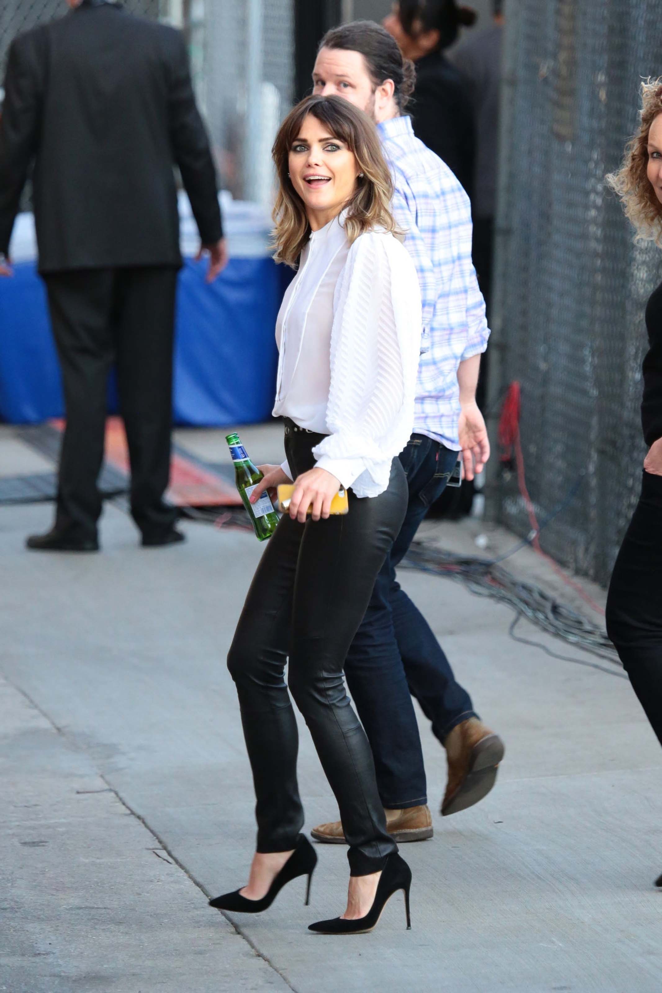 Keri Russell arriving at the Jimmy Kimmel Live