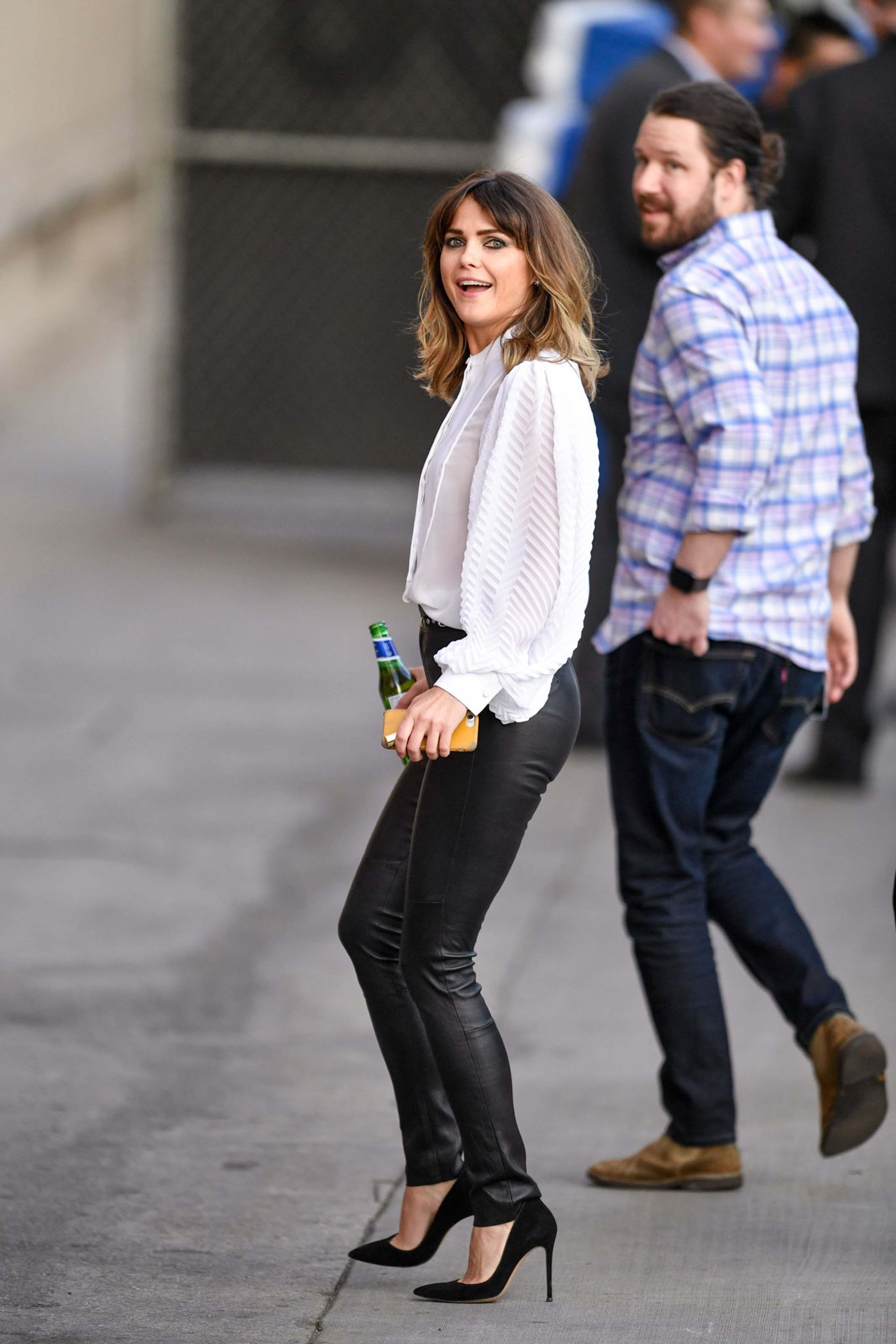 Keri Russell arriving at the Jimmy Kimmel Live