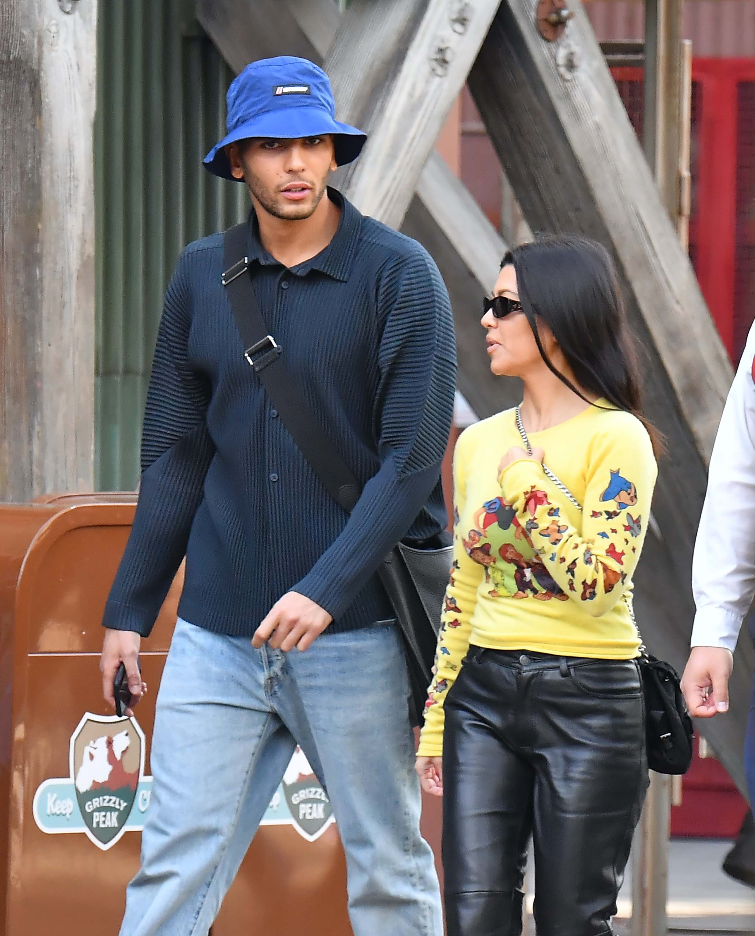 Kourtney Kardashian attends Disneyland