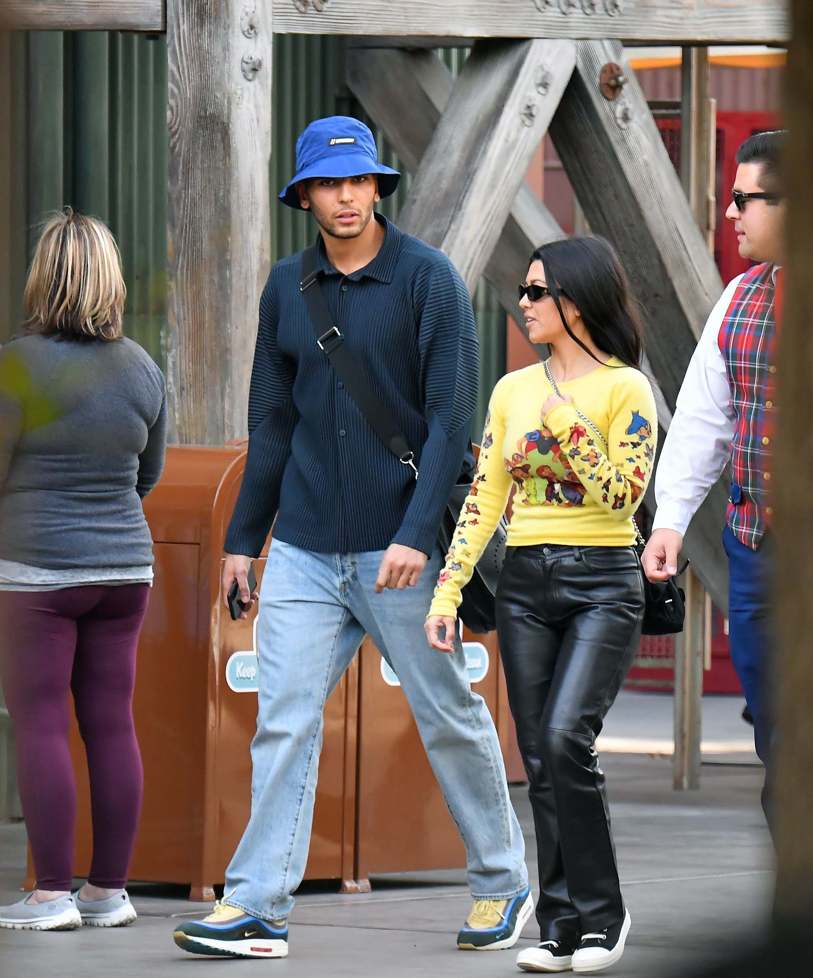 Kourtney Kardashian attends Disneyland