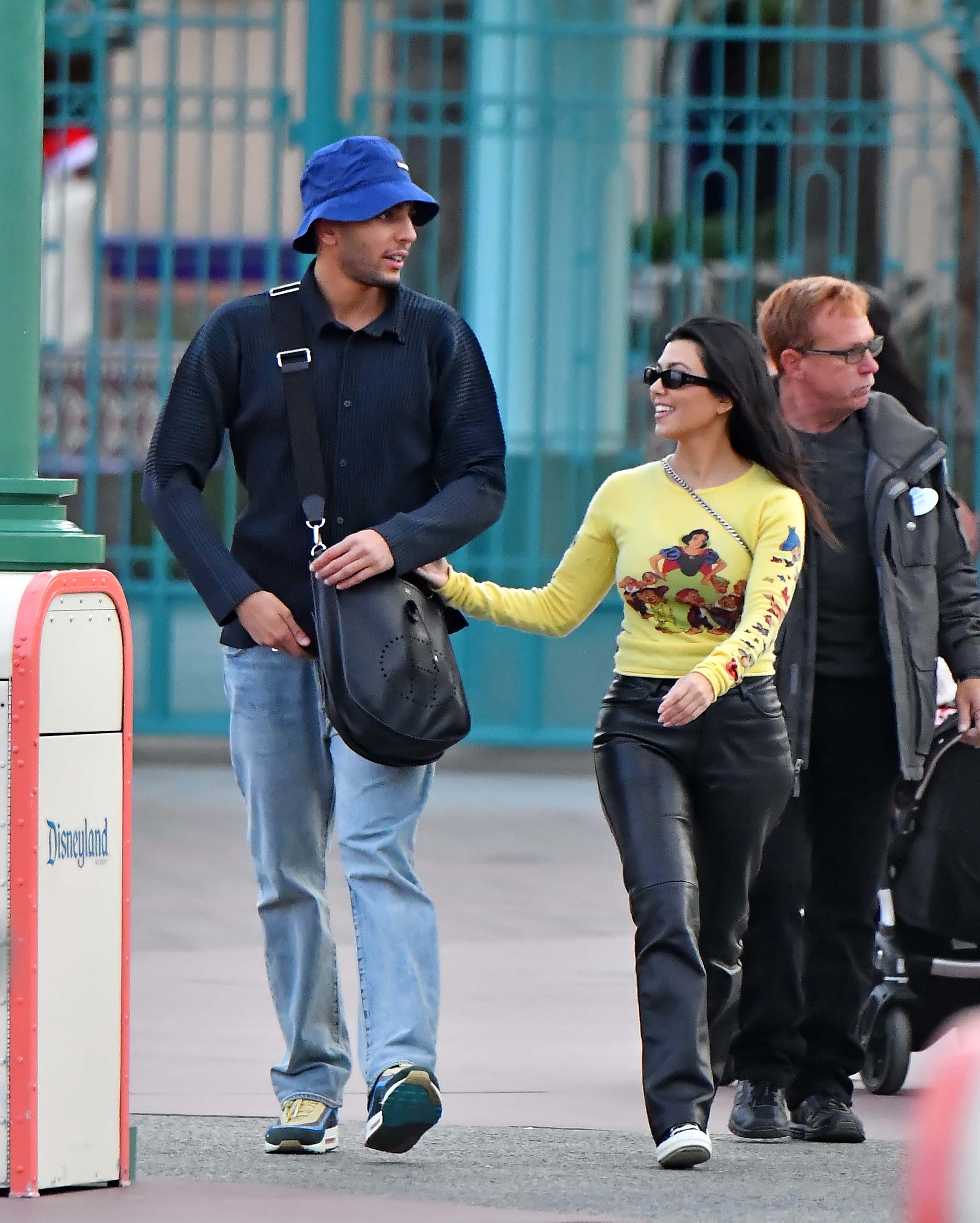 Kourtney Kardashian attends Disneyland